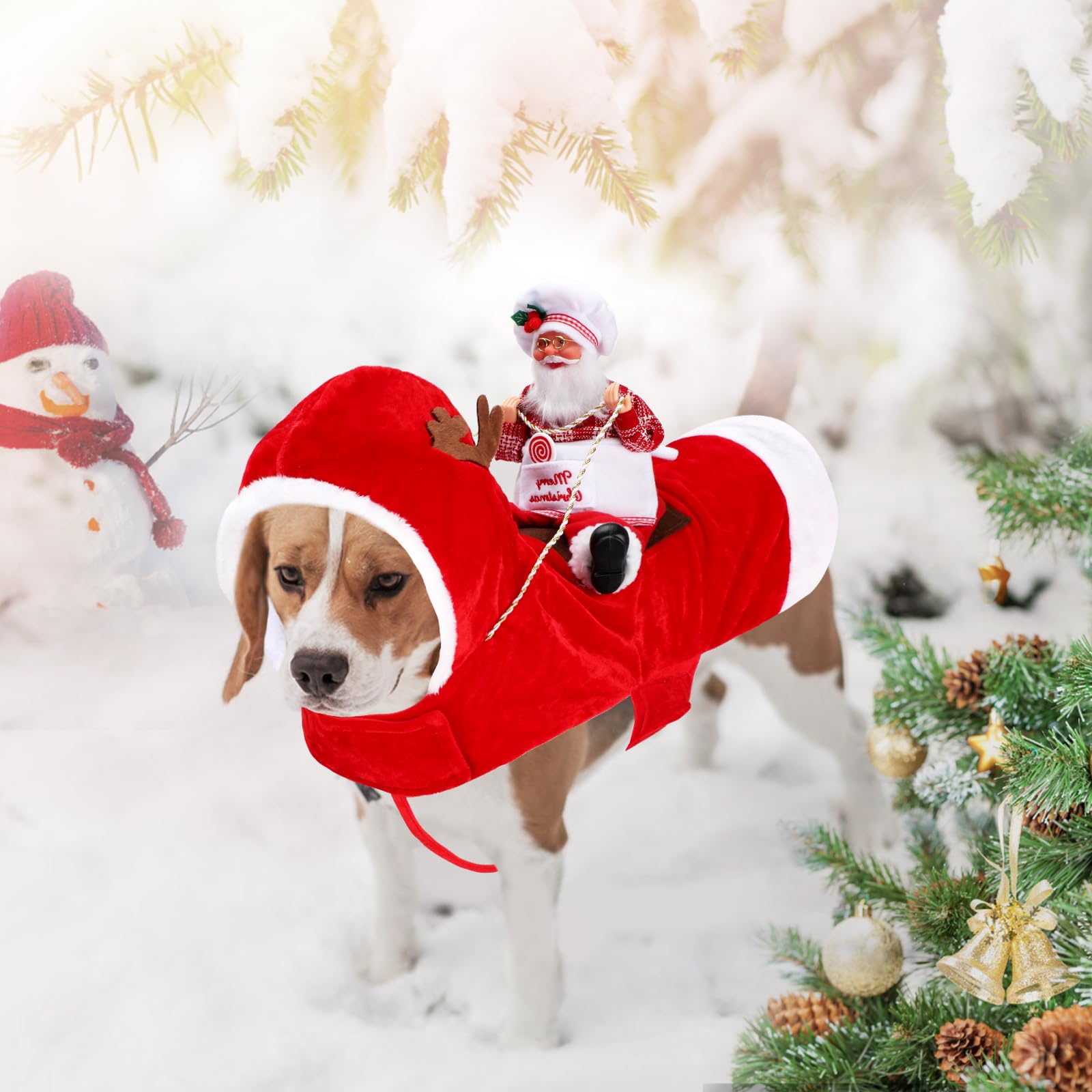 white christmas dresses Woofmas Dog Dress main image 0