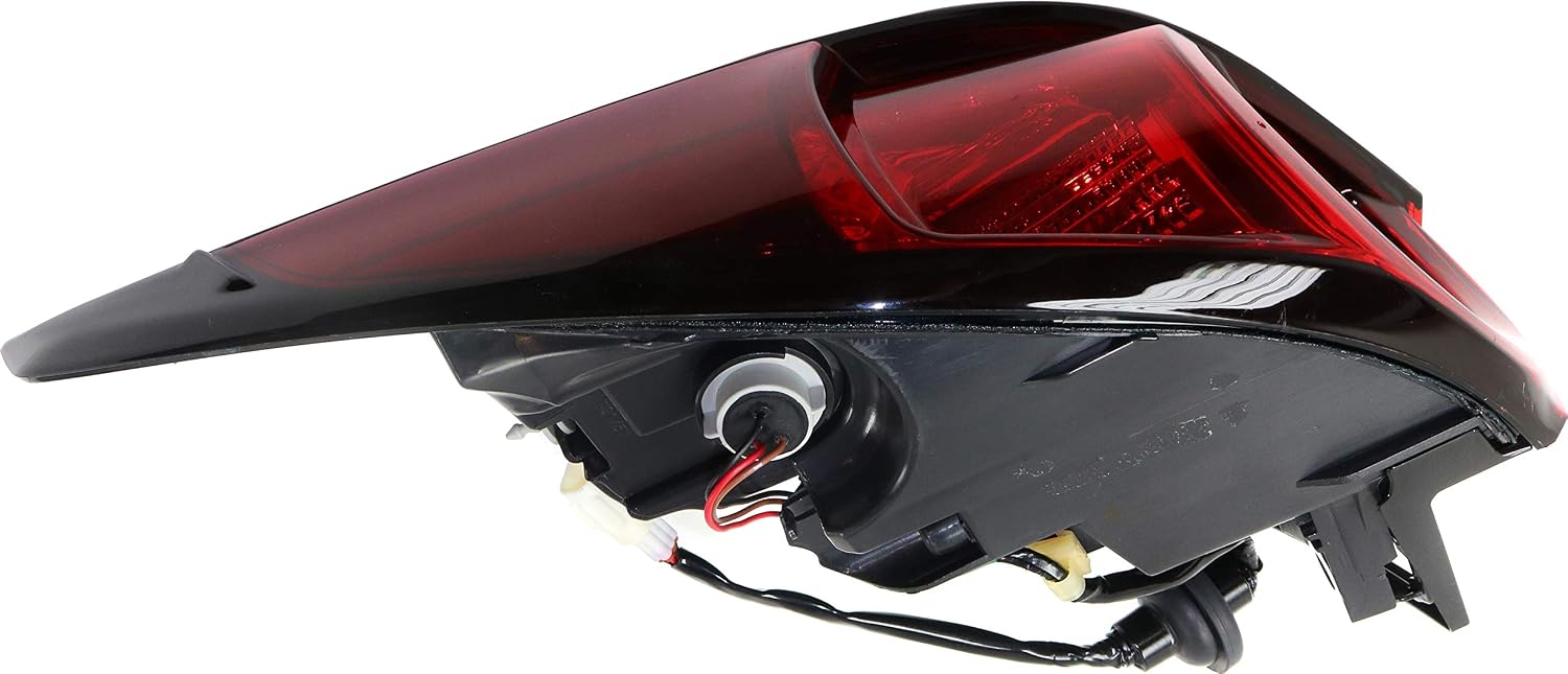 Compatible with 17-19 CX-5 CX5 without Signature Light Outer Taillight Taillamp Rear Tail Lamp with Bulb Left Driver Side