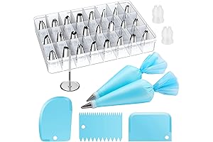 Kootek 32-piece Icing Tips for Effortless Cake Decorating