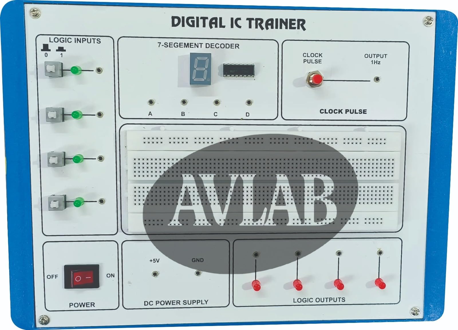 Digital IC Trainer Kit, Electronic Learning and Testing Equipment-image-31