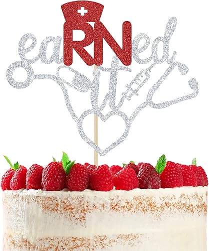 RN - Decoración para tartas, futura enfermera, decoración para tartas, clase de 2023, decoración de fiesta de graduación de escuela de enfermería,