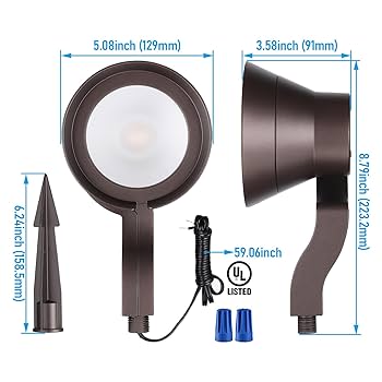 麗麗 LEONLITE 8-Pack 12W/7.3W/3.7W Dimmable 5CCT LED Low Voltage