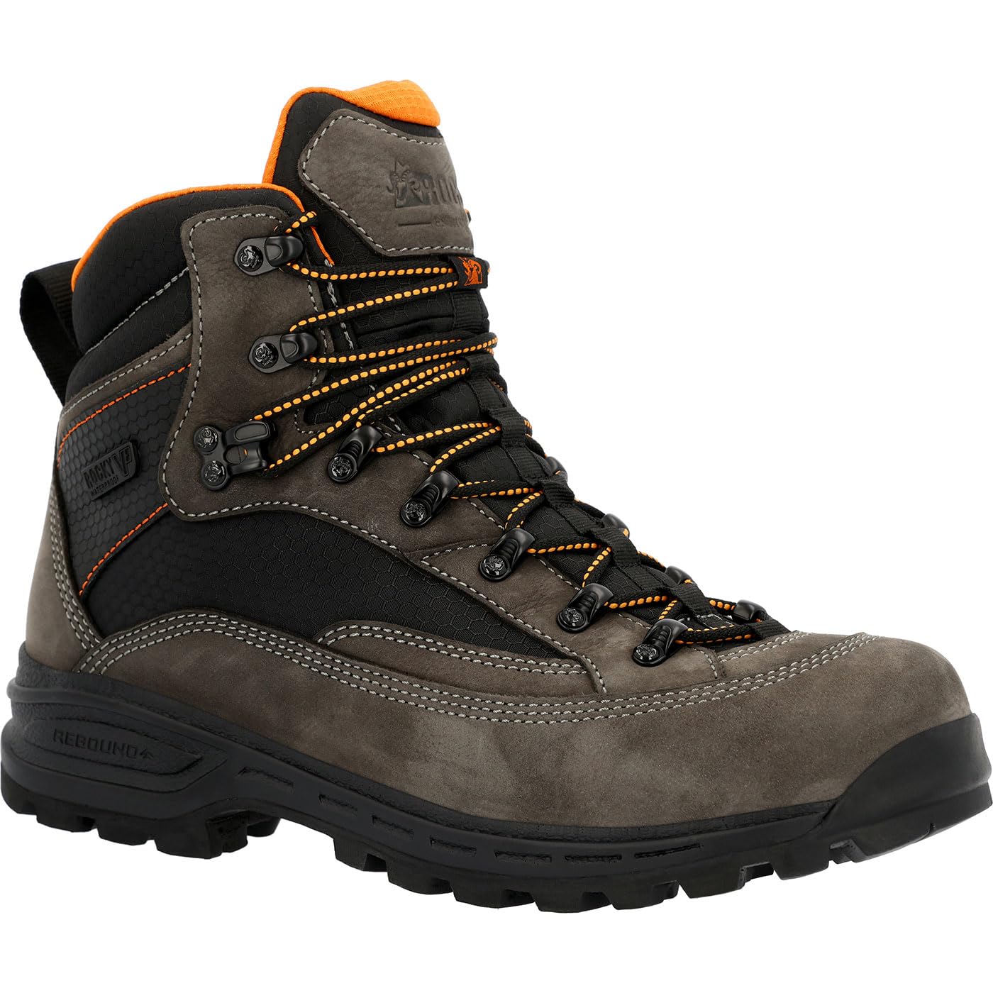 ROCKY MTN Stalker Pro Waterproof Mountain Boot, Charcoal, Size 8(M)