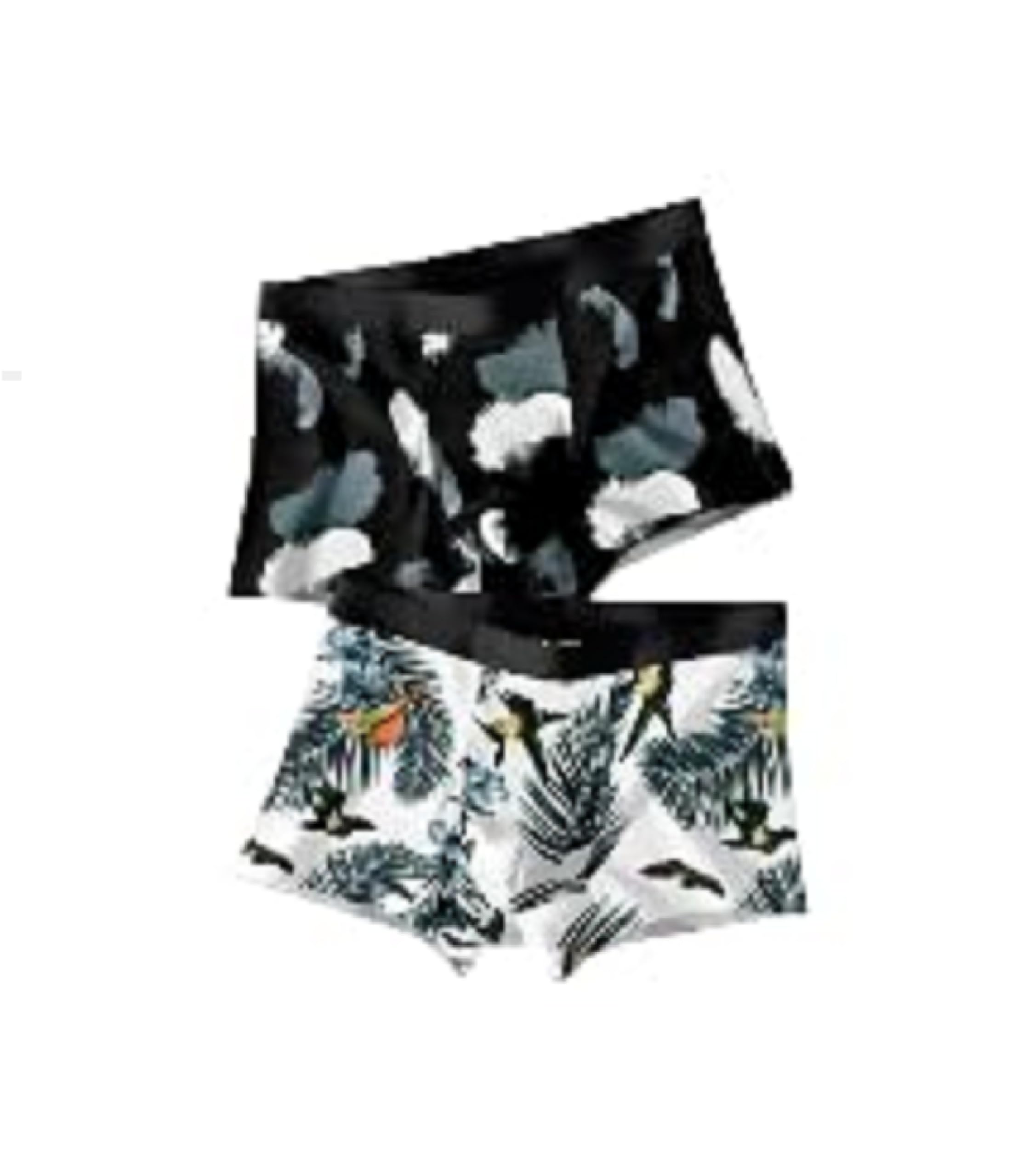 Men's Extra Thin Elastic Underwear Long Comfortable Breathable Comfort Printed Boxer Brief for Mens-picture-13
