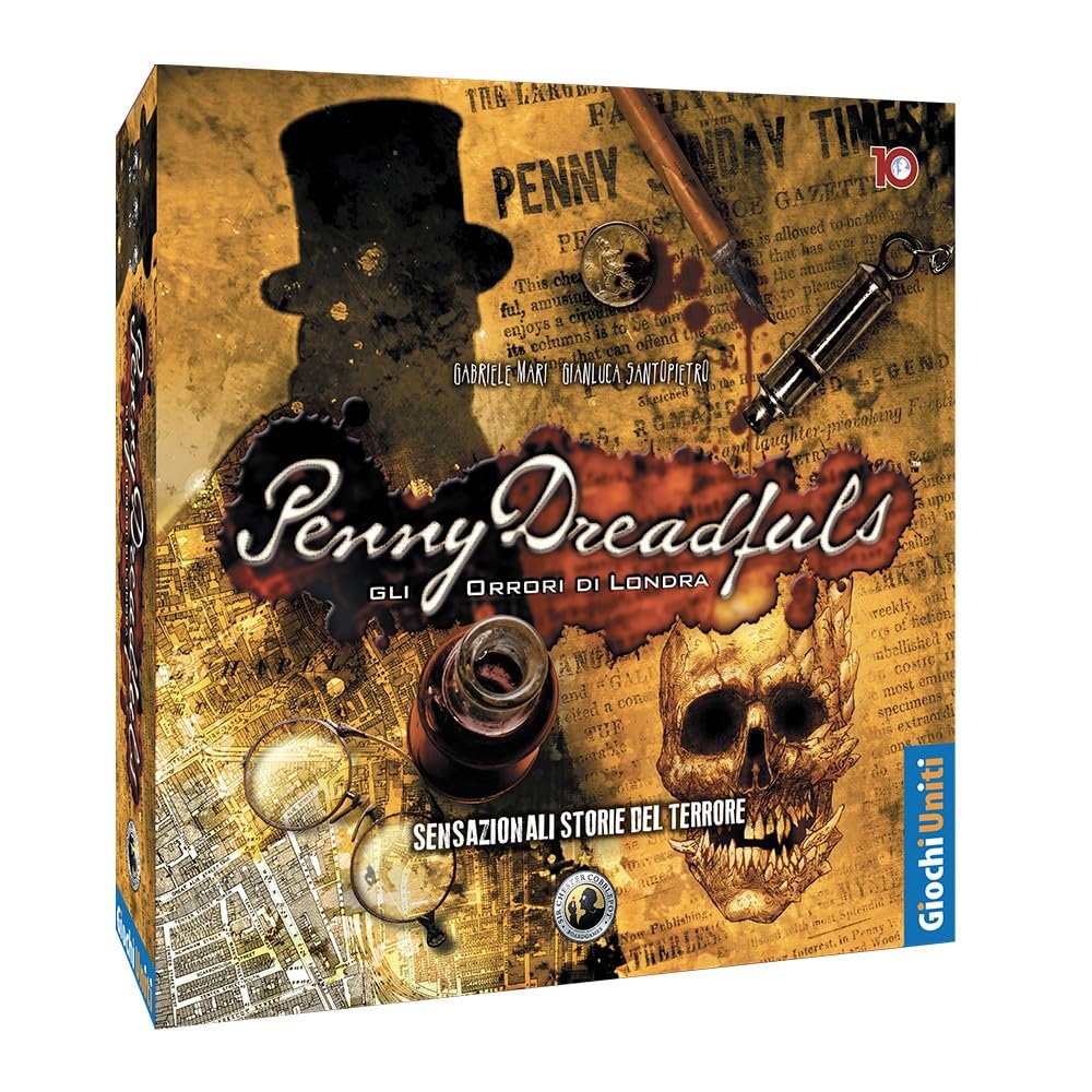 Giochi Uniti - Penny Dreadfuls, Gioco da tavolo, 1-5 Giocatori, 14+ Anni, Edizione italiana, GU770