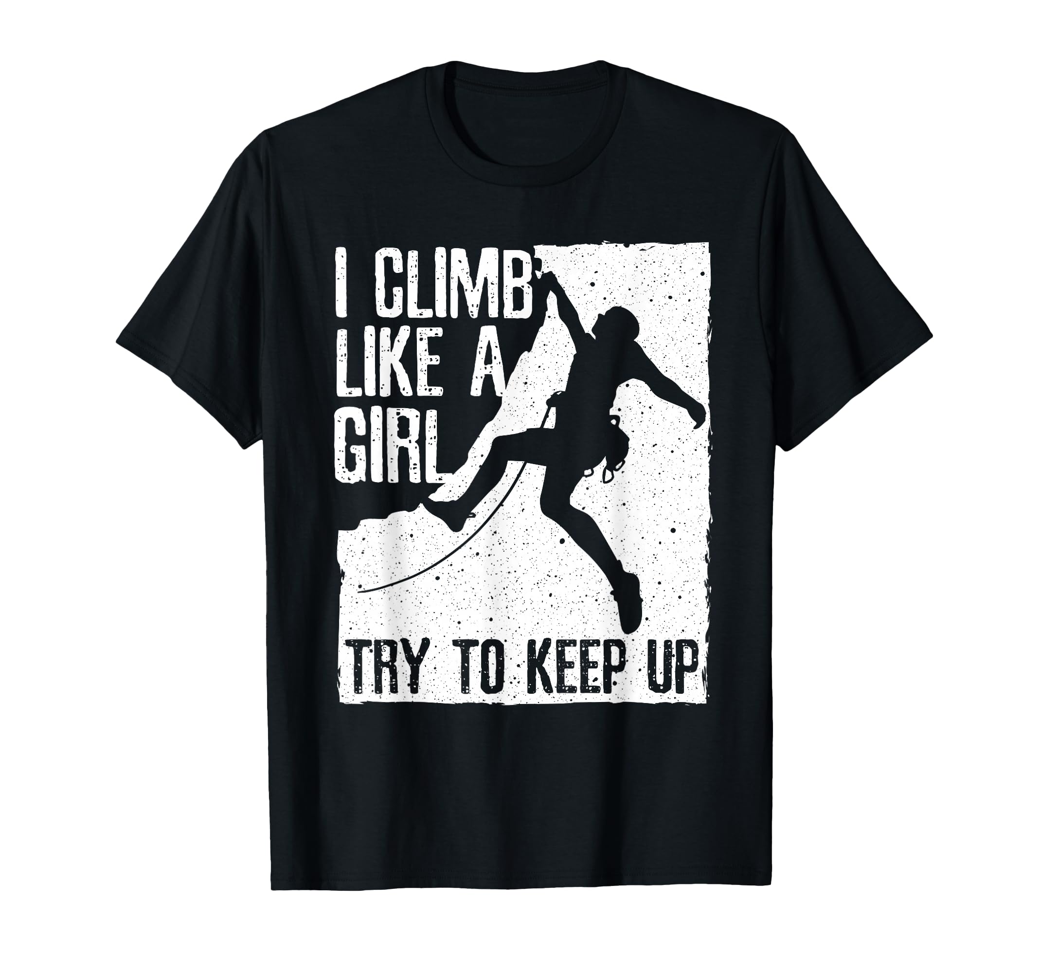 Cool Rock Climbing Design for Women Girls Kids Climb Lovers T-Shirt Small