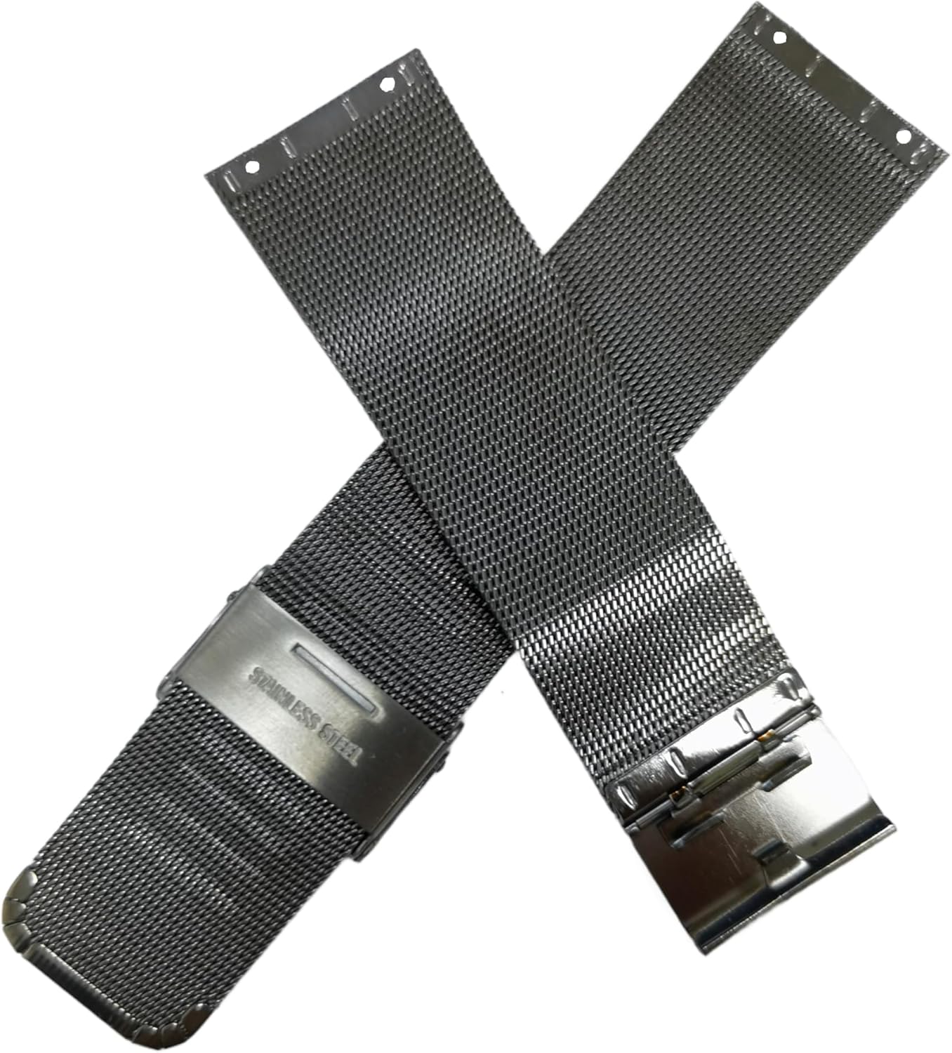 NZZXTO Replacement Watch Band for Bering Unisex Watch with Screw 24mm (hole spacing 15MM)