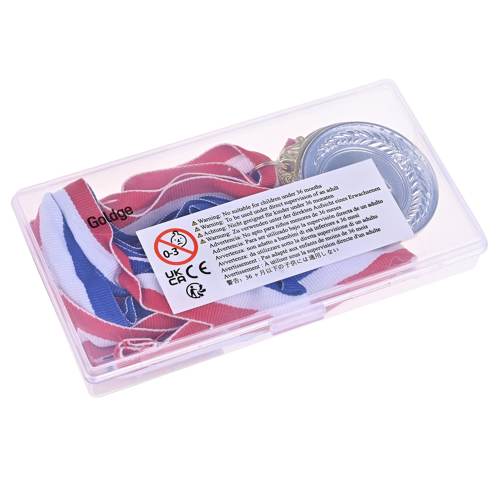 GOLDGE 3 medaglie vincitori oro argento bronzo medaglie per bambini oro medaglie vincenti bambini per feste di sport giorno giocattoli premi concorso premi medaglie medaglie medaglie