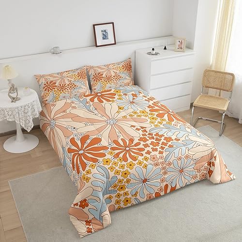 Miniatura 3 de Erosebridal Juego de ropa de cama tamaño matrimonial para niñas y adolescentes, dos decoraciones de fiesta geniales, juegos de ropa de cama pastel