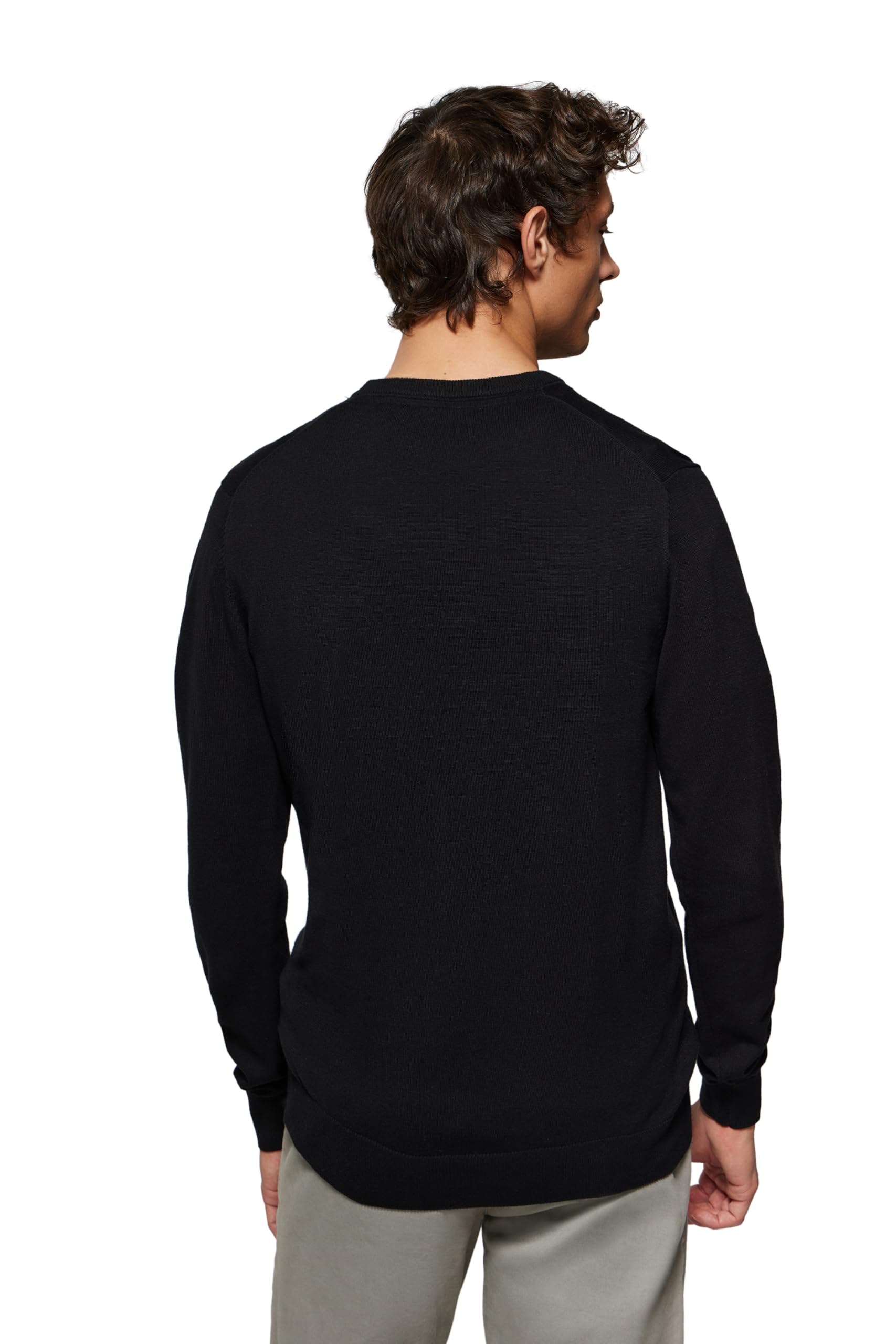 Polo Club Maglione Scollo a V Maniche Lunghe Uomo Maglioni Pullover V-Neck 100% Cotone