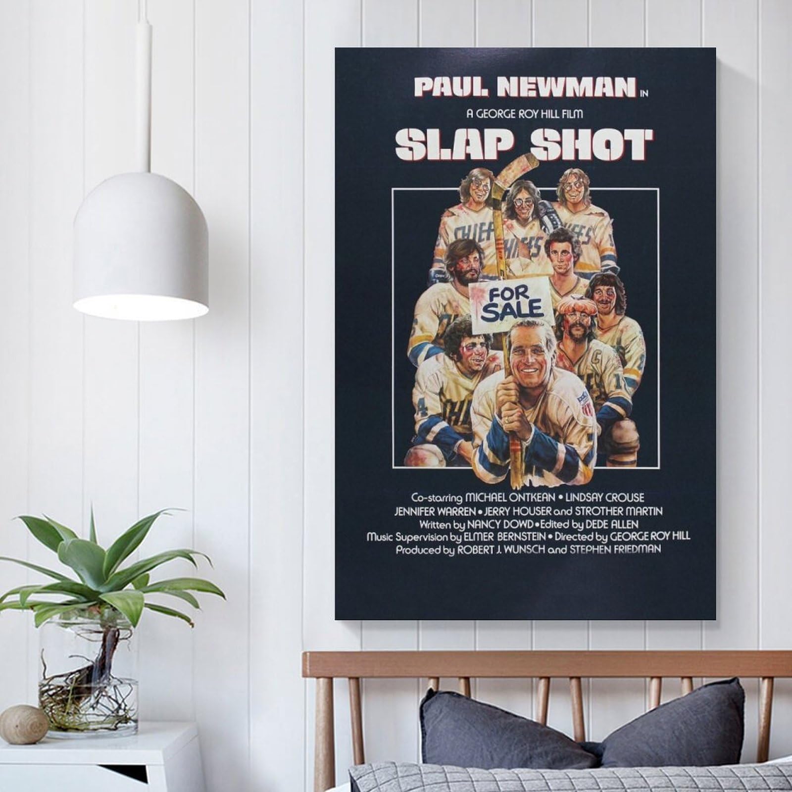 Amazon.co.jp: 古典映画のポスターSlap Shotスラップショット映画 