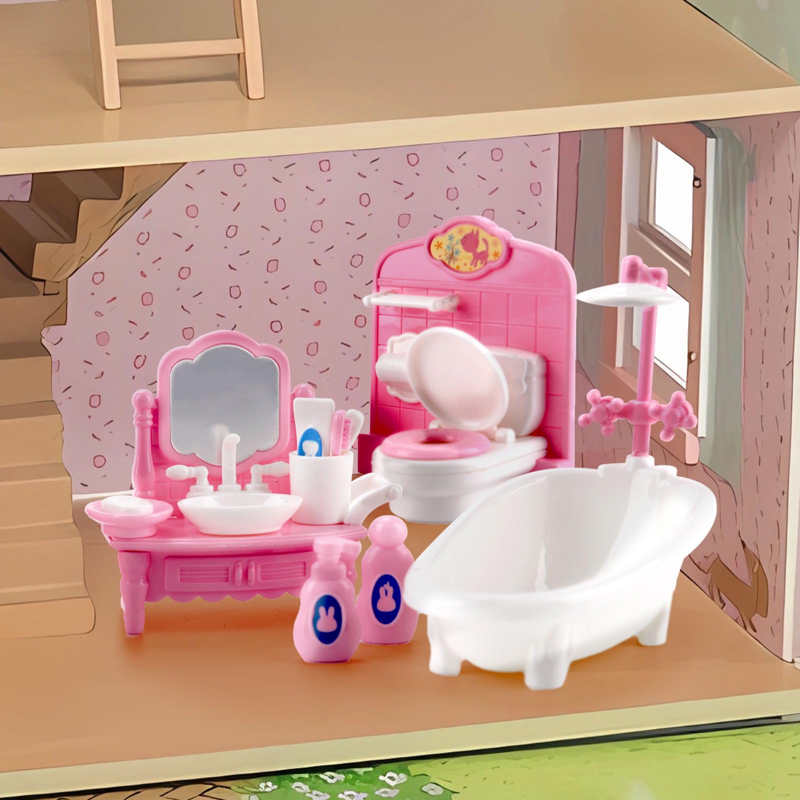 Scatola per la stanza del gatto Sam in miniatura fai da te: kit diorama per casa delle bambole stampabile (download digitale - Italia