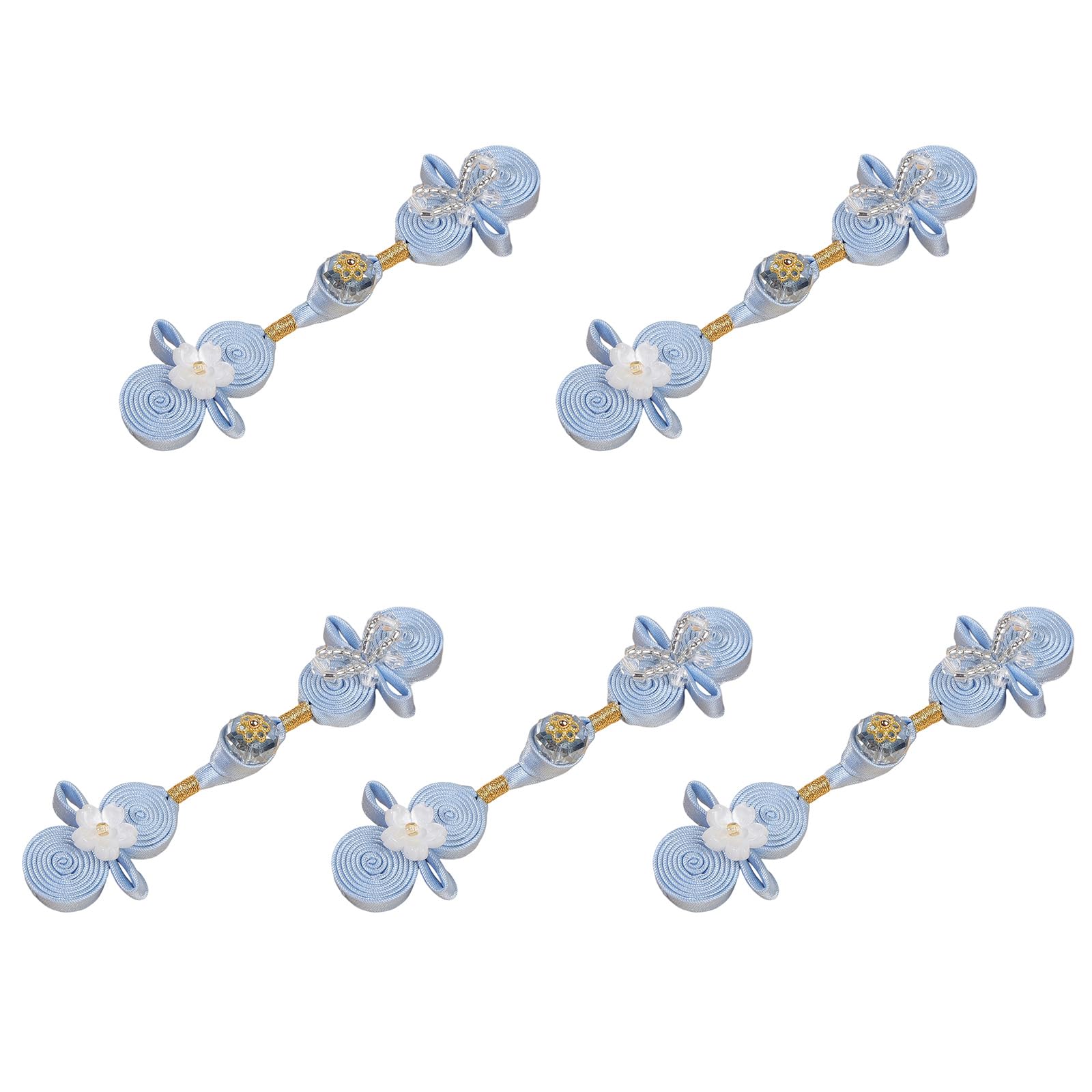 TFAOYS Decorative Satins Knot Buttons for Chinese Clothing and Sewing Projects Traditional Costume Embellishments