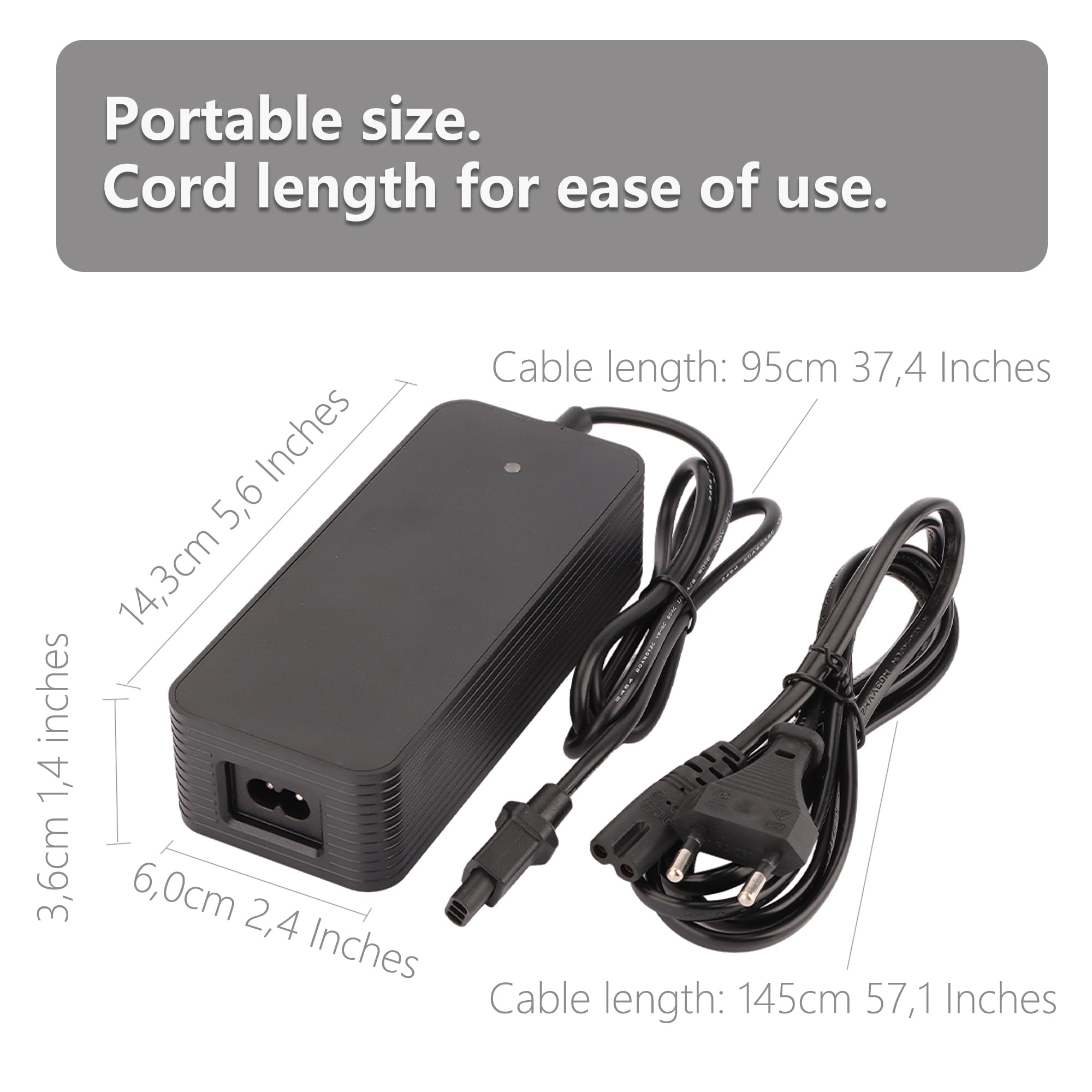 Chargeur pour scooter électrique NiU KQI 1 PRO, KQI 1