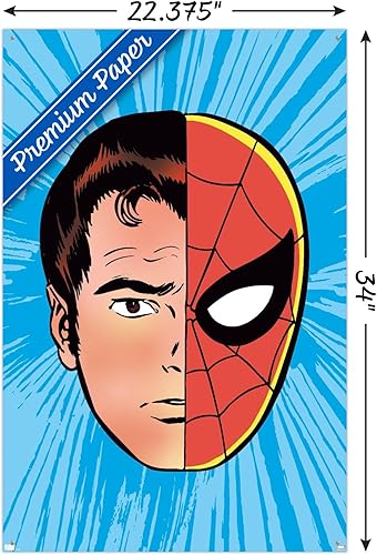Miniatura 3 de Trends International Marvel Comics Spider-Man - Póster de pared con sentido de araña, 22.37 x 34.00 pulgadas, paquete de póster premium y alfiler