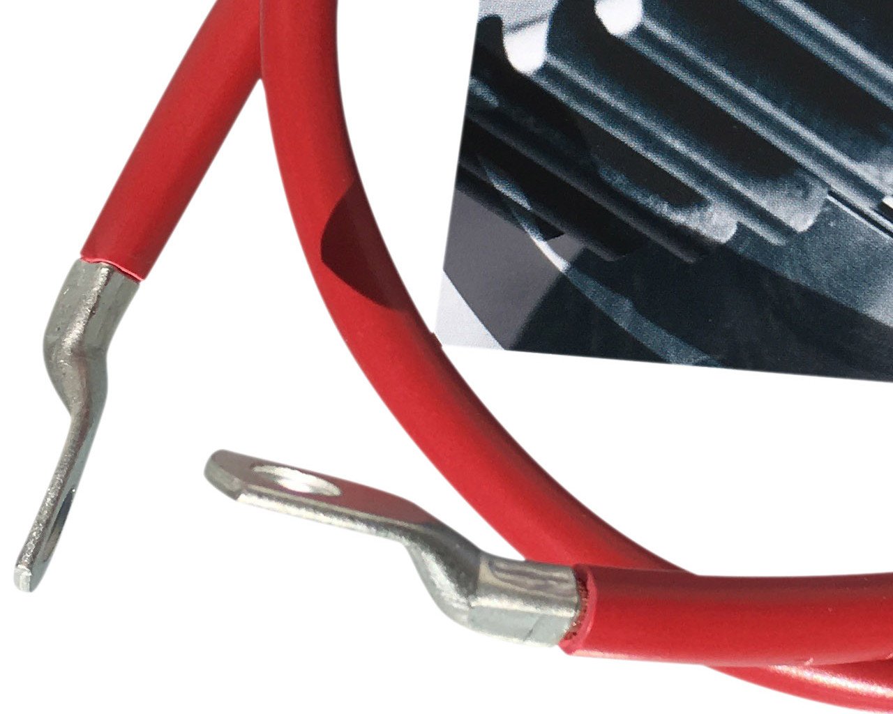 Accukabel verloop zwart 35mm² 30cm M8-M10