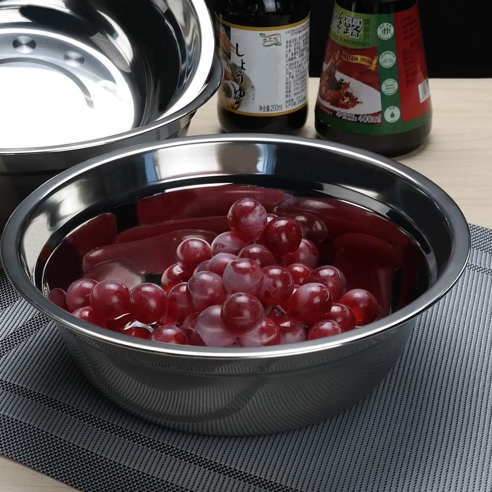 Begale 4-Pack Stainless Steel Mixing Bowls, Metal Prep Bowls - Image 5