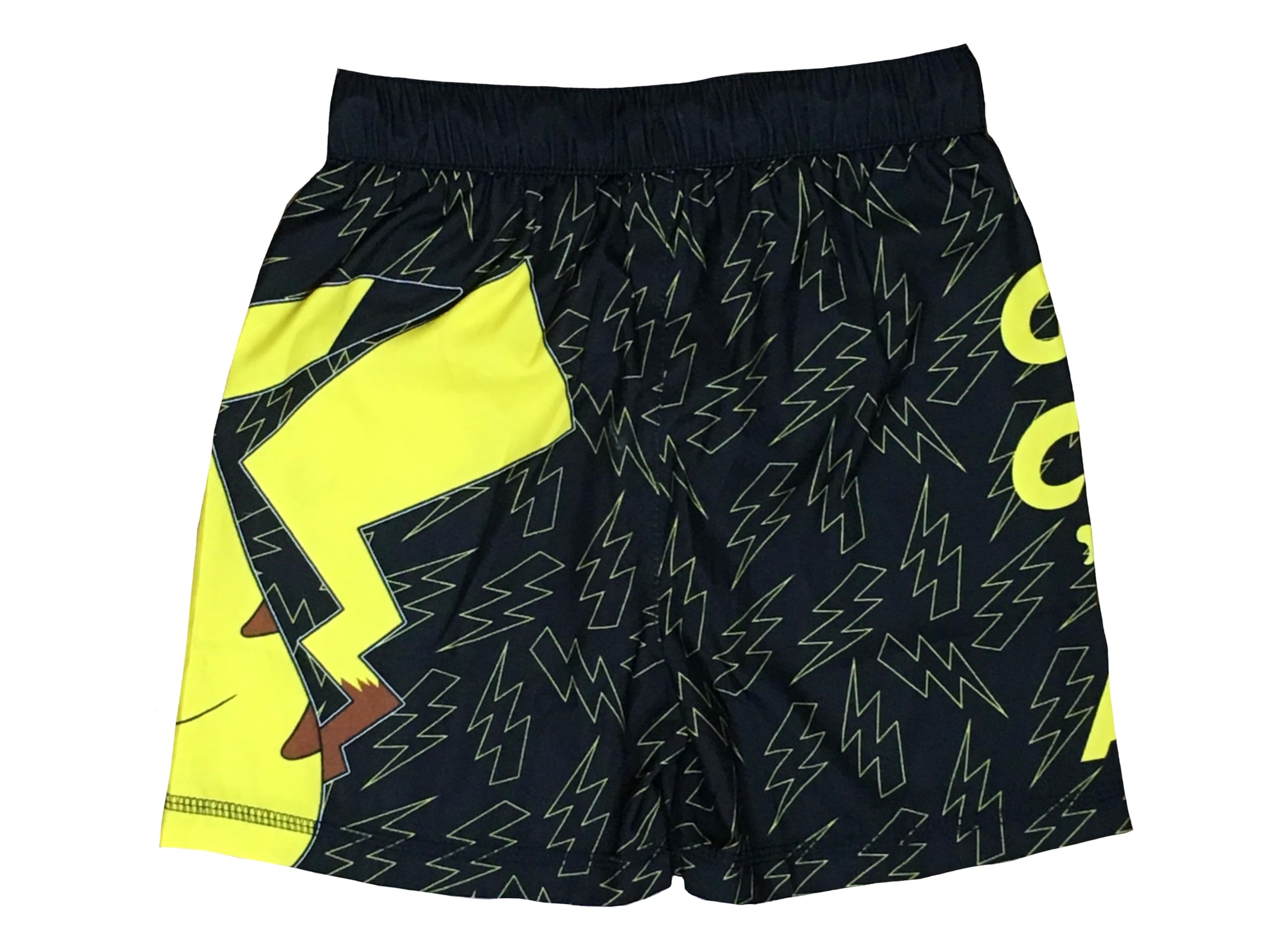 Pokemon Badeshorts für Jungen, Pikachu, Schwarz, Alter 3–12 Jahre