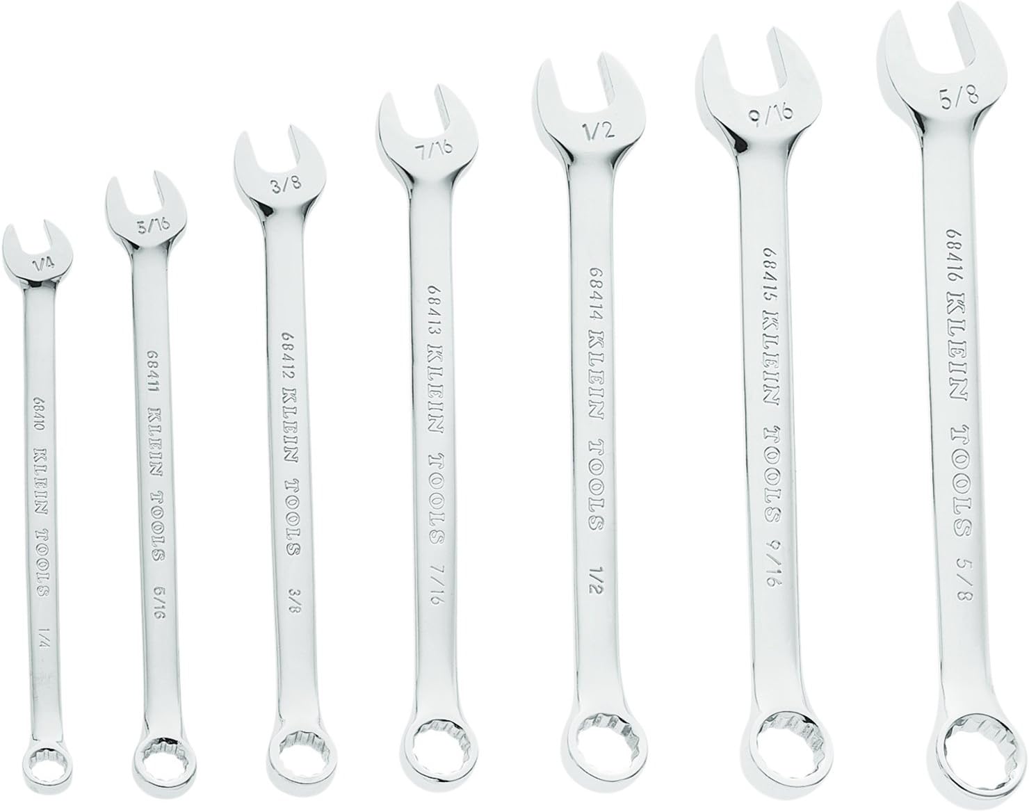 Limited Discount Klein Tools 68400 SAE Combination Wrench Set, Open End and Box End, 7 Piece Best Review Klein Tools 68400 SAE Combination Wrench Set, Open End and Box End, 7 Piece