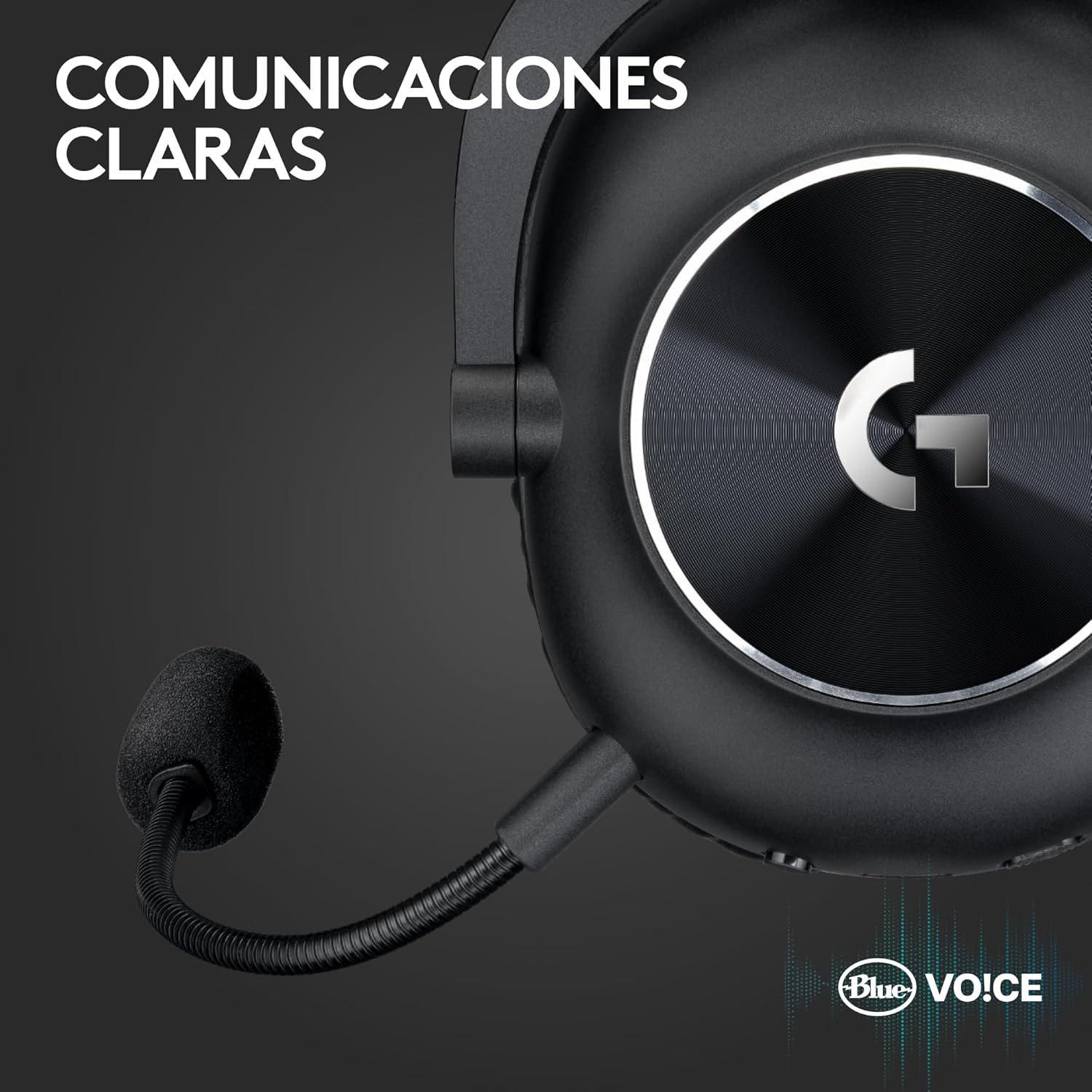Logitech G PRO X 2 LIGHTSPEED Auriculares gaming inalámbricos, mic. brazo desmont., transductores grafeno 50 mm, DTS:X 2.0-7.1 Surround, Bluetooth/USB/3.5 mm Aux, PC, PS5, PS4, Nintendo Switch – Negro 8