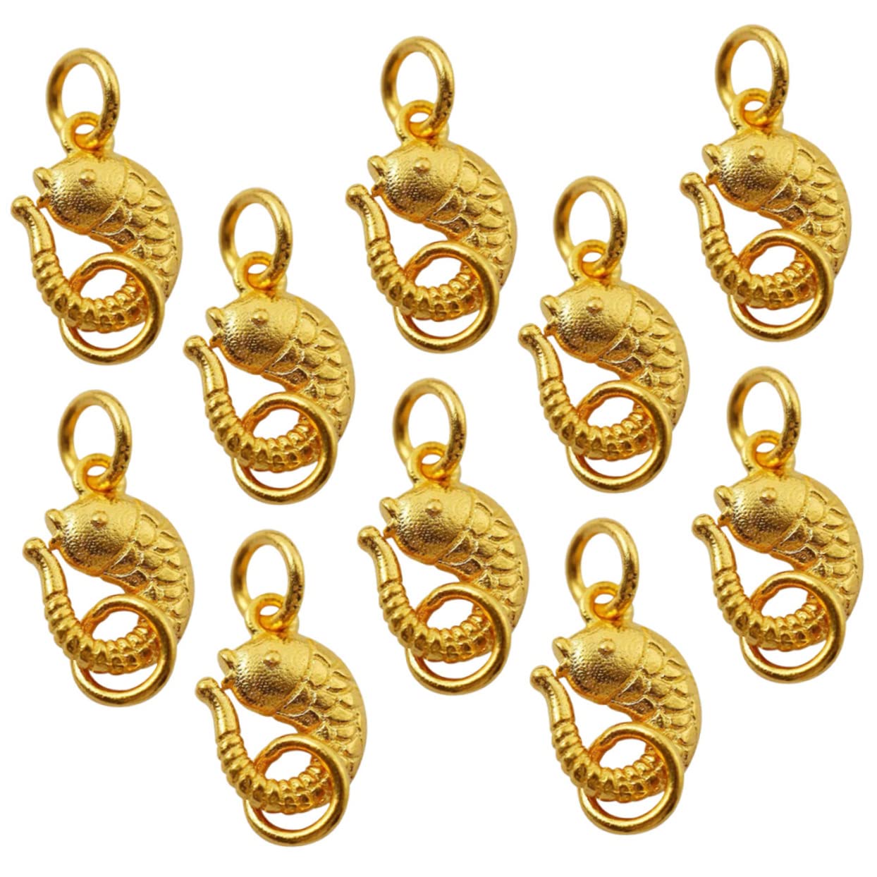 NUOBESTY 40pezzi Chiusure Per Collane Fai Da Te Da Chiusura Forma Di Pesce Accessori Per Gioielli Perfetta Per Collane e Braccialetti