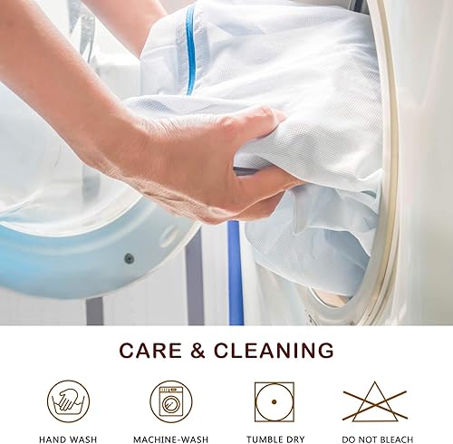 Miniatura 6 de Joyreap - Juego de ropa de cama tamaño King completo en una bolsa, 7 piezas, diseño botánico de flores verdes sobre fondo blanco, juego de edredón