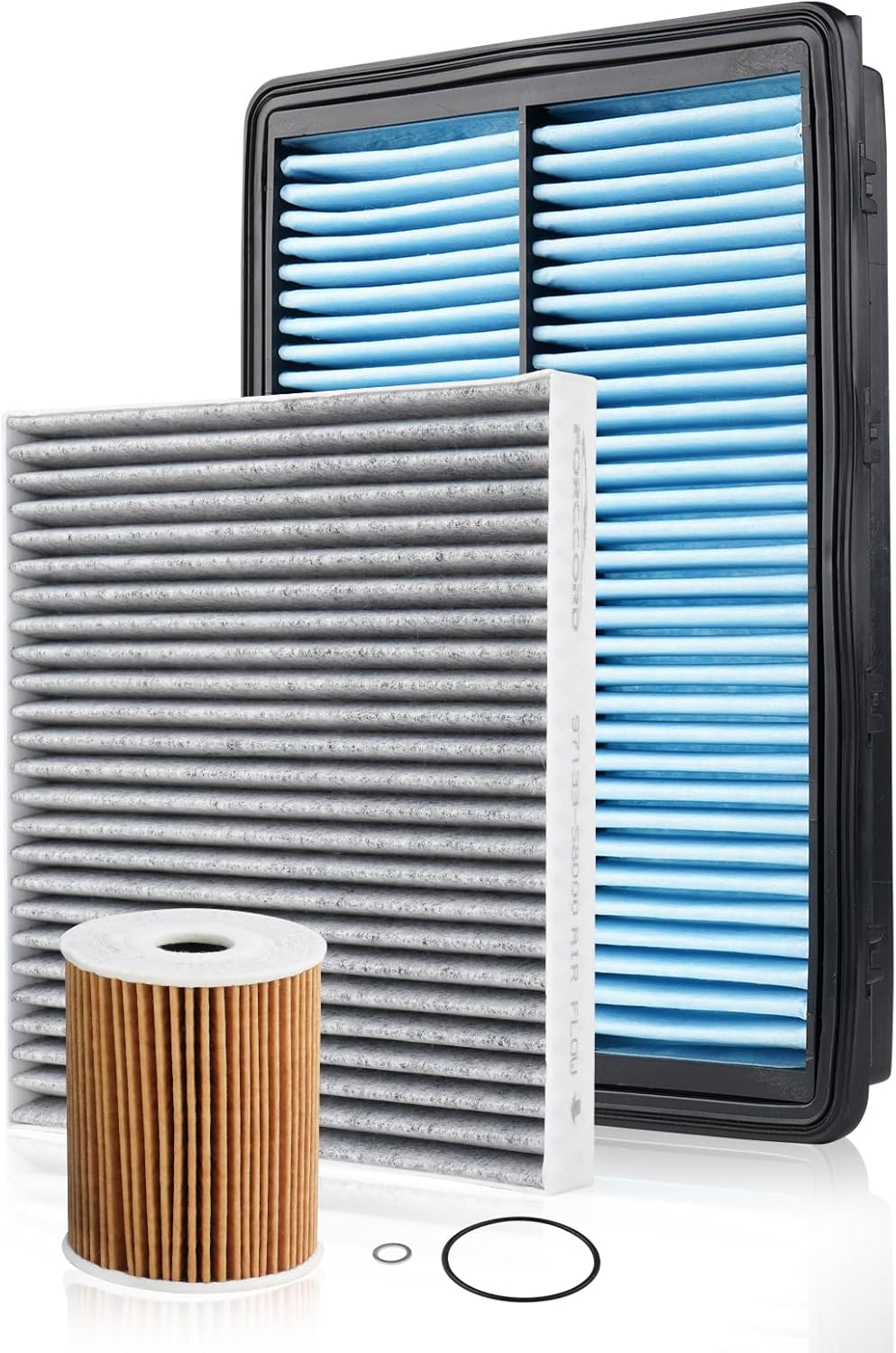 Cabin Air Filter & Engine Air Filter & Oil Filter Fit for Fit for Hyundai Palisade 2020-2026 Replacement CA11943 97133-S8000 26320-3CKB0 Car Accessories - Cost-Effective All-in-One Solution