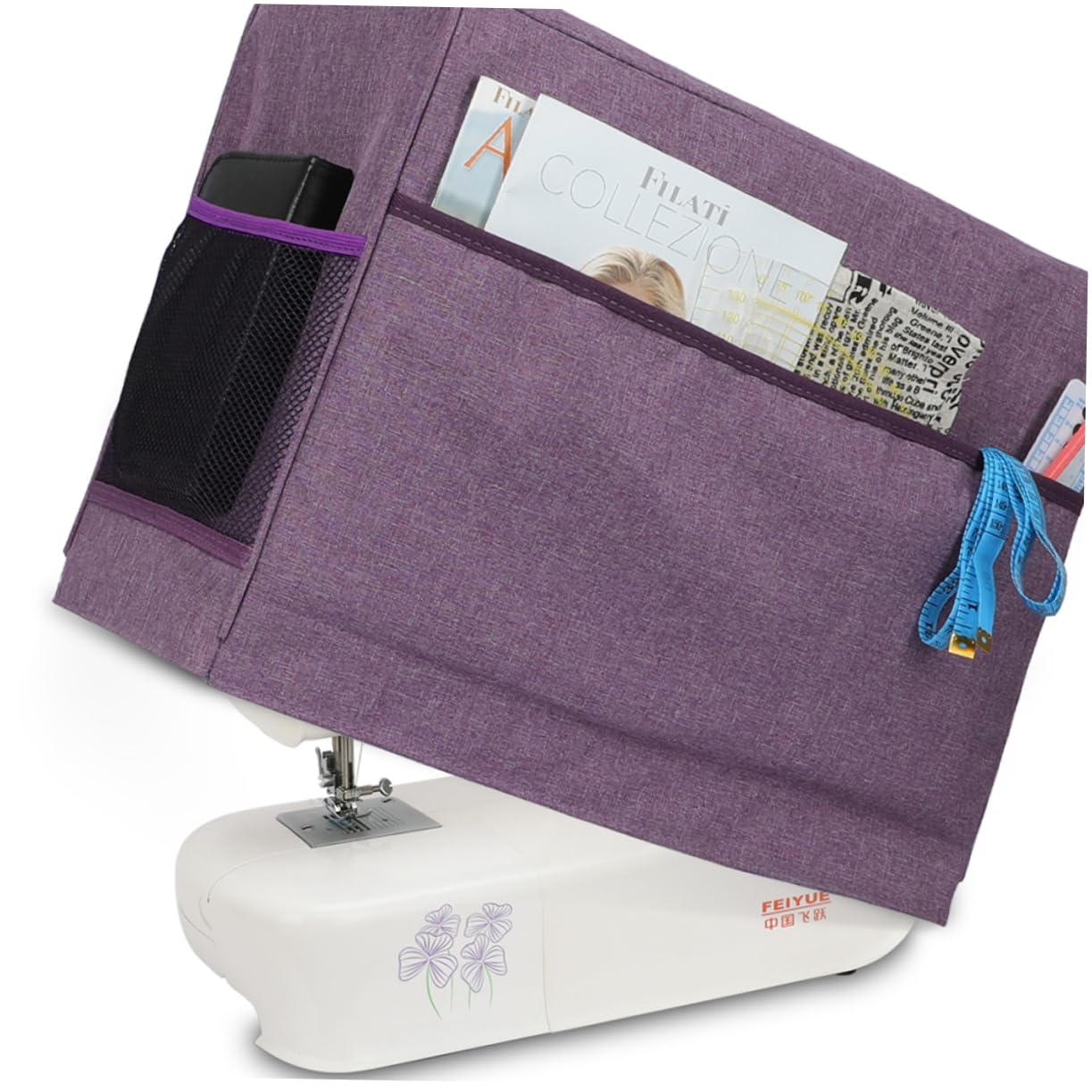 Operitacx Sewing Machine Bag Storage Cover for Sewing Accessories Machine Case Pockets Easy Cleaning