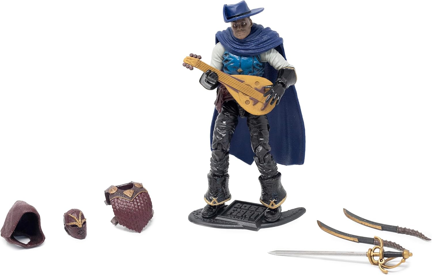 Boss Fight Studio Vitruvian H.A.C.K.S. Fantasy Series - Malavar Quell Bard Action Figure - Highly Articulated Collectible & Customizable Figurine with Interchangeable Parts & Accessories - 1:18 Scale image 2