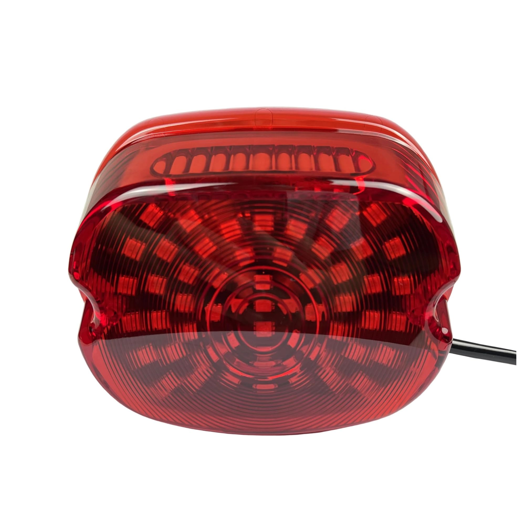 luce posteriore freno stop Fanale posteriore a LED per moto, stop, freno, per Harley, per Dyna, per Electra Glide(Red)