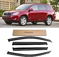 Vista 473 de Visera de ventana para Chevy Silverado 1500/GMC Sierra 1500/Avalanche/Suburban Crew Cab 2007-2013, protectores de lluvia, deflector de ventilación