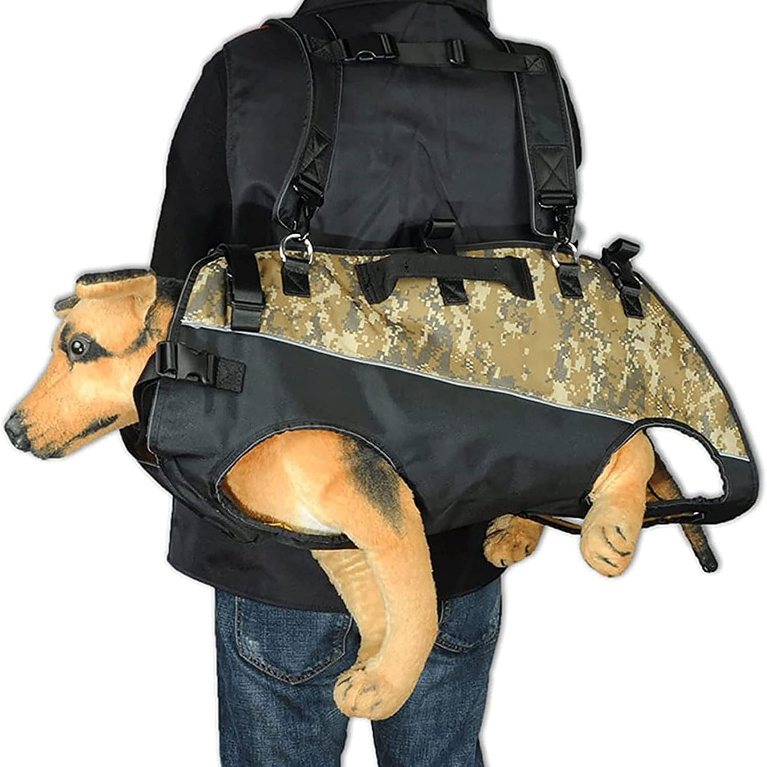 Inuwa and Other Portable stretchers for Animals Foldable Backpack stretchers Emergency Animal stretchers Safe for Animals C (E) (B)