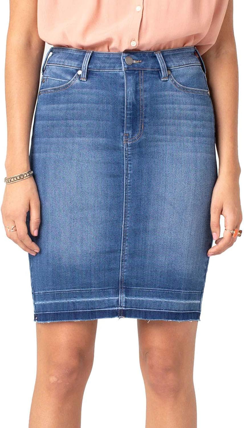 liverpool jean skirt