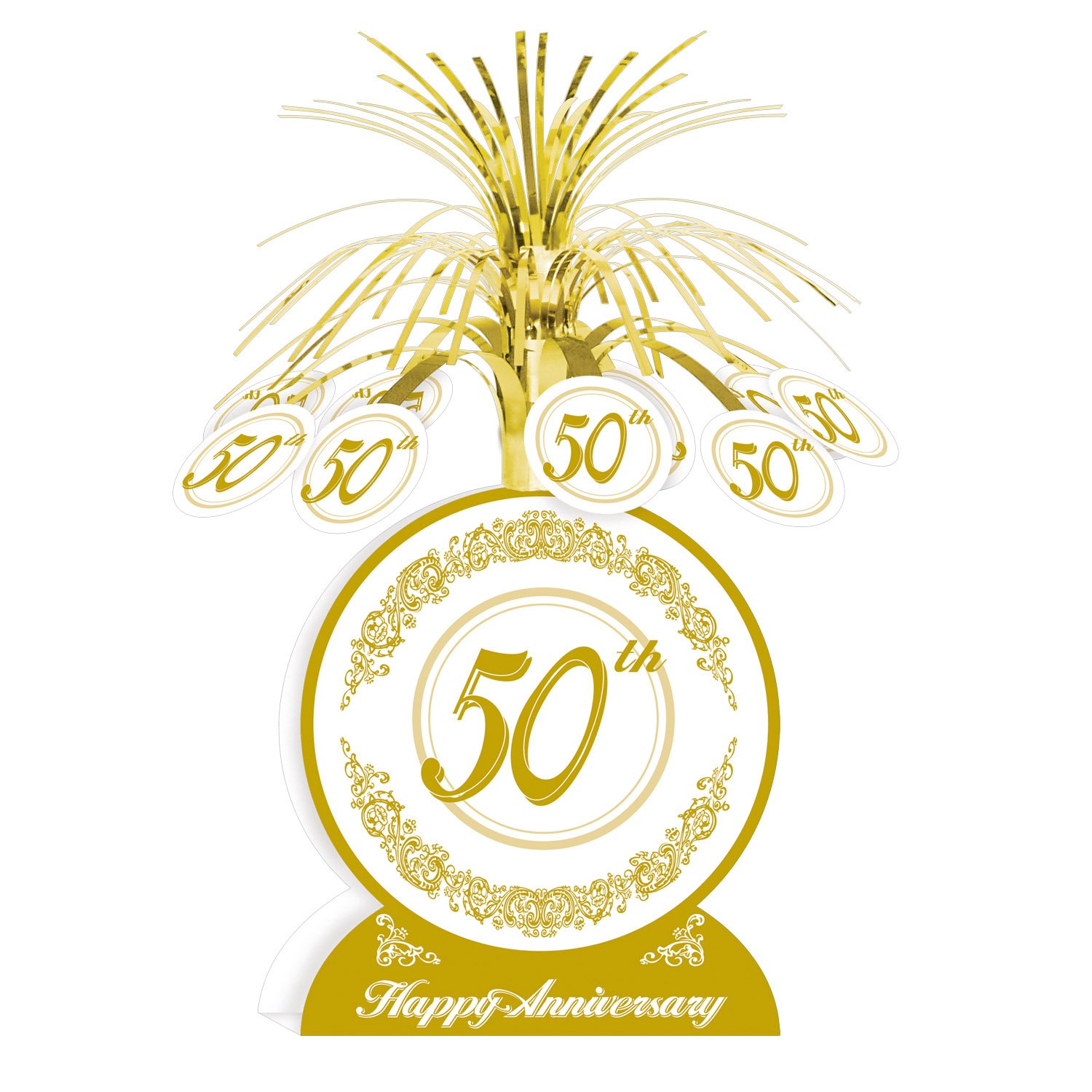 50th Anniversary Centerpiece Pack of 3