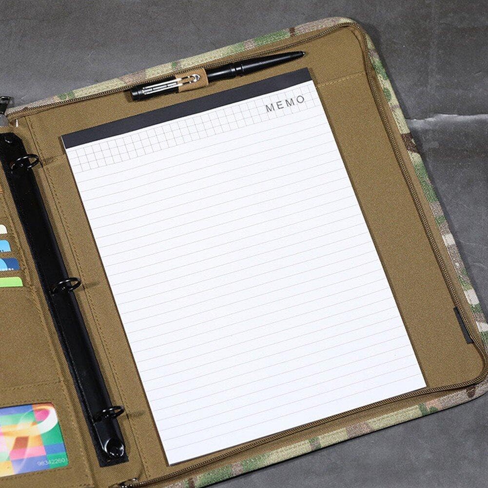 Pochette Étanche pour Bloc-Notes A4, Classeur Tactique Militaire avec Organisateur