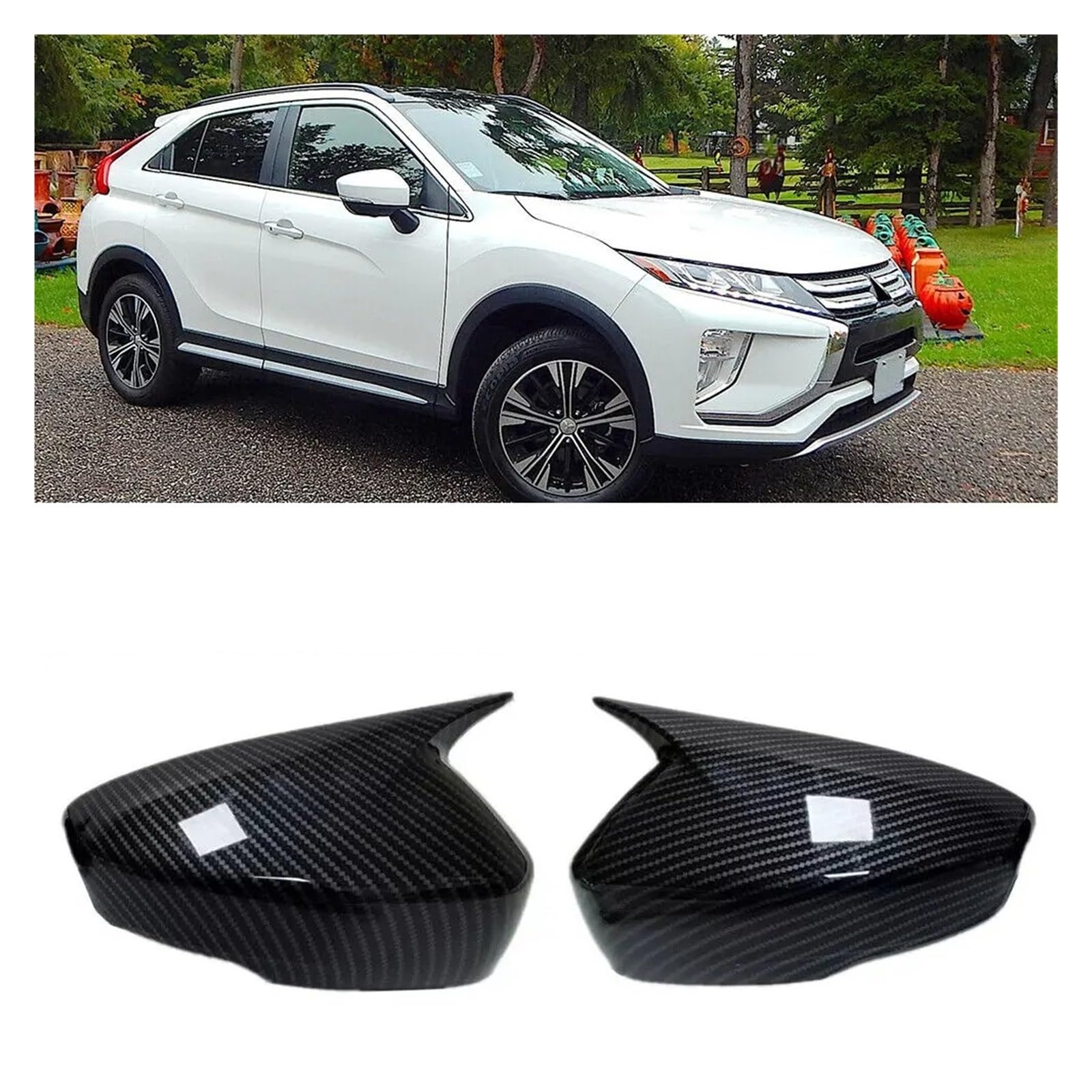 Capuchon rétroviseur à peindre Pour Mitsubishi 2018–2022 Couvercle Rétroviseur