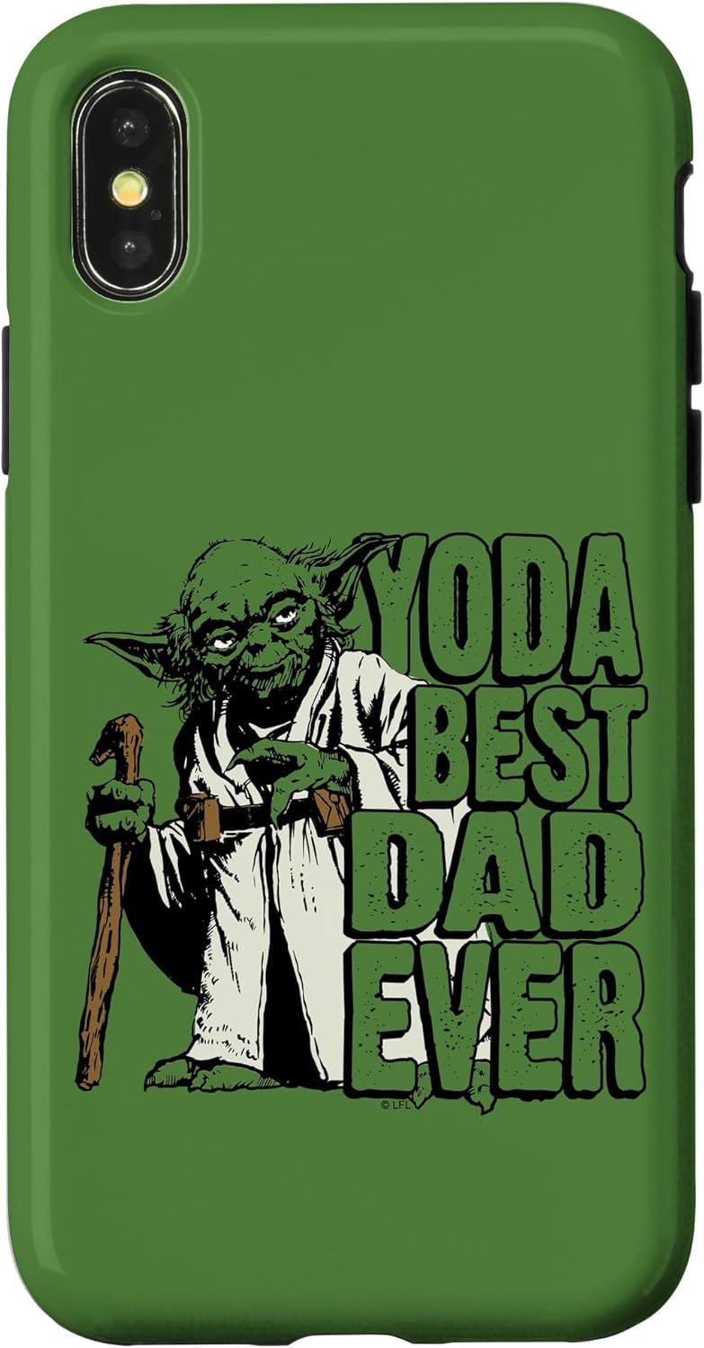 iPhone 13 Pro Max Star Wars Father's Day Vintage Yoda Best Dad Ever Case