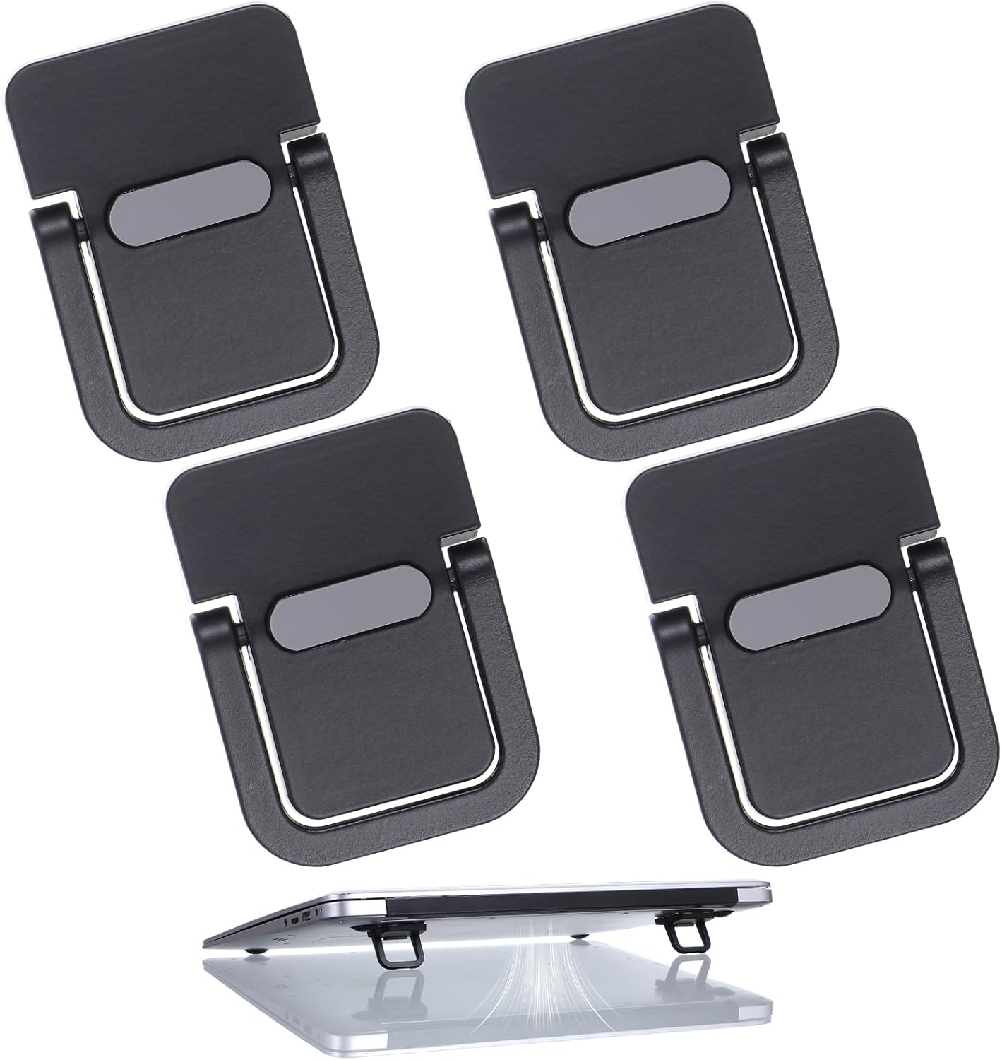 Soporte Invisible para Laptop de 4 Piezas MBAIYO Negro