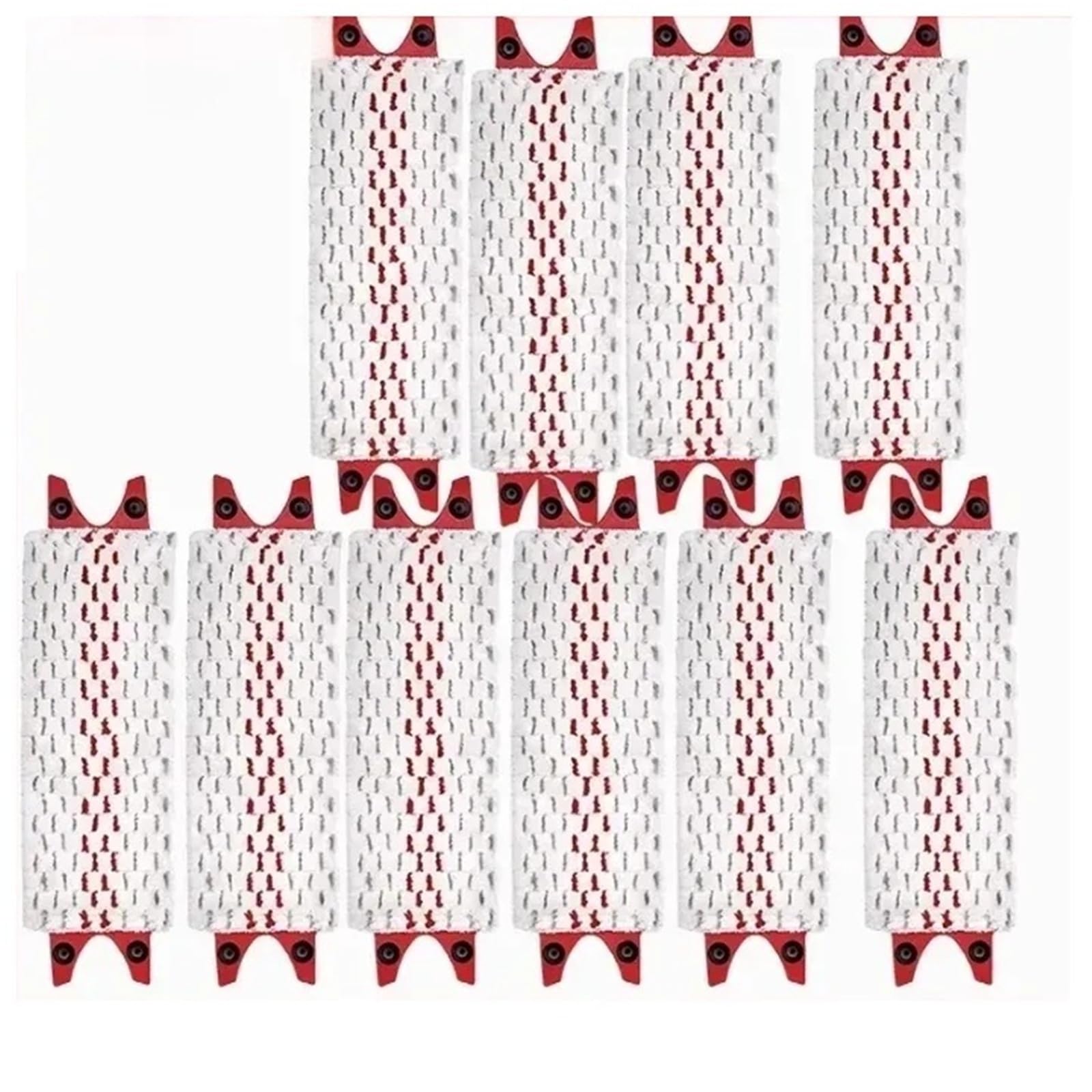 Paño de fregona plana de secado rápido, lavable a máquina, herramientas de limpieza reutilizables, compatible con almohadillas de microfibra for suelo Vileda Ultra Max de repuesto(10pcs)