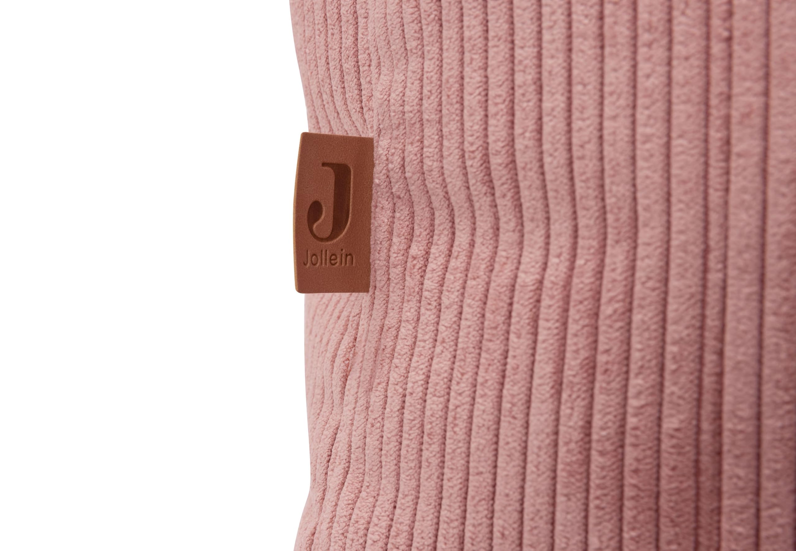 Jollein Fauteuil pour Enfant Corduroy Wild Rose - Fauteuil Doux en Velours côtelé pour Les Tout-Petits - Léger et Confortable - Parfait pour la Chambre d'enfant - Vieux Rose