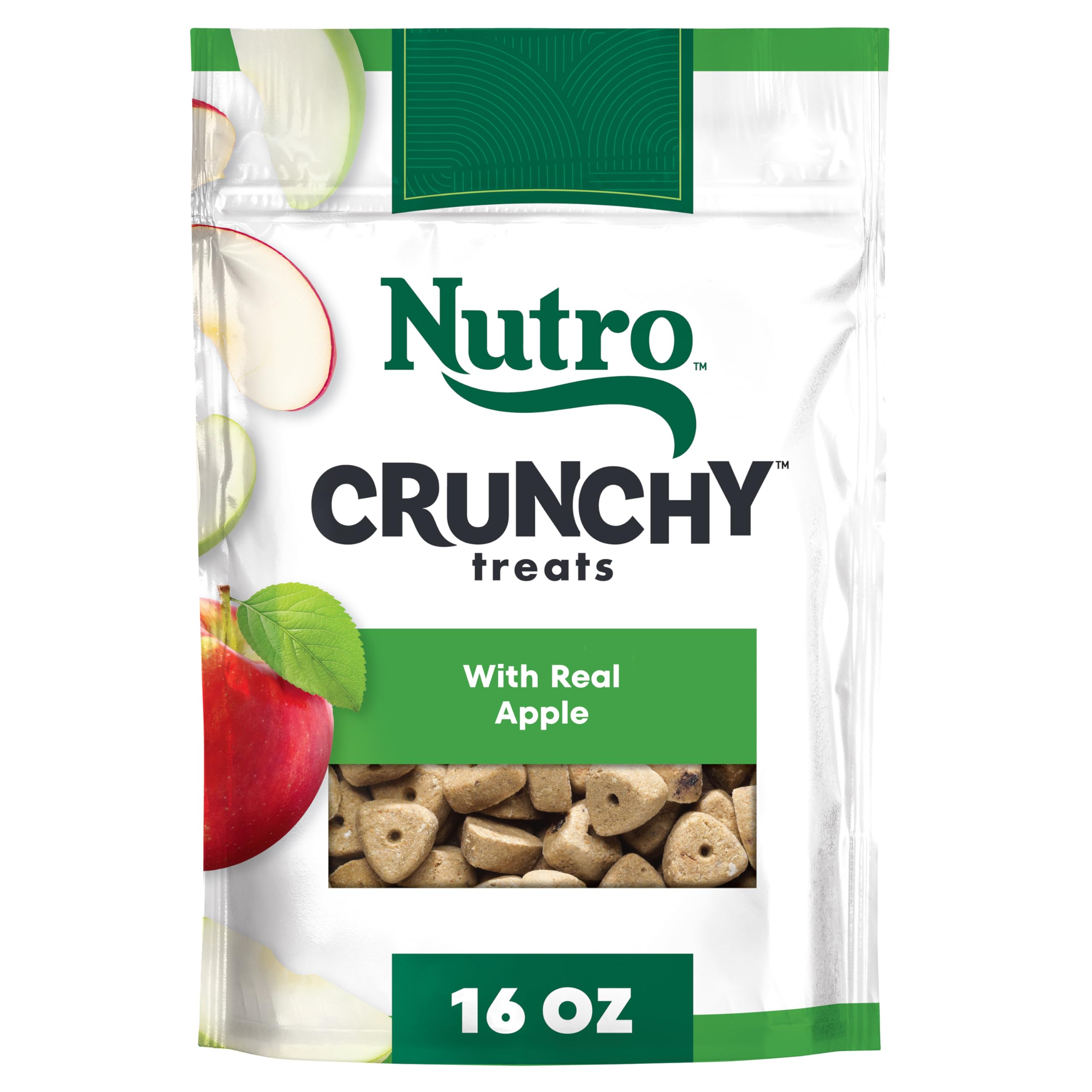 Nutro Crunchy Dog Treats with Real Apple, 16 oz. Bag