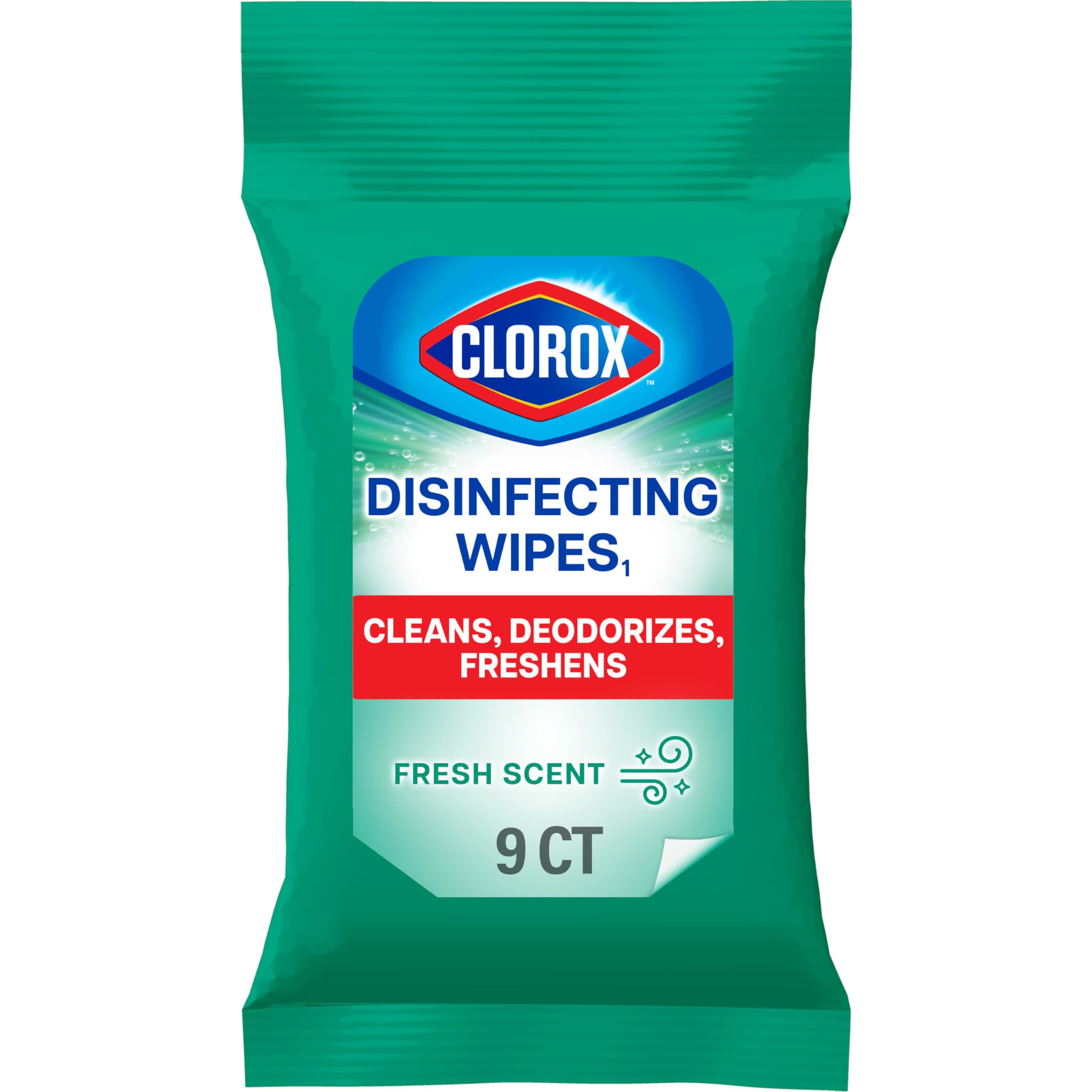 CloroxDisinfecting Wipes- To Go Fresh Scent, 9 count