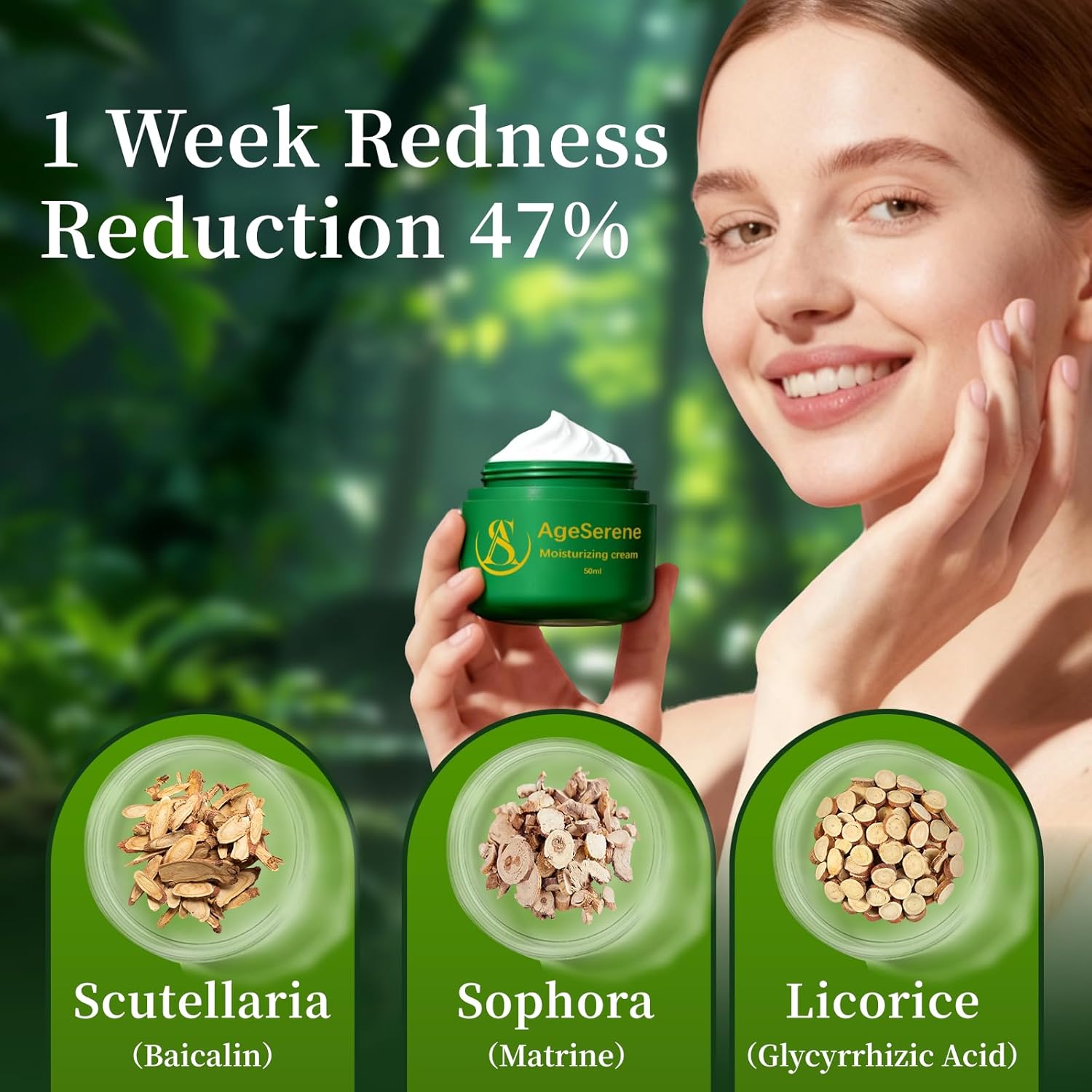 Face Moisturizer, Squalane Matte Daily Moisturizer Face Cream, Long-Lasting Hydration, Face Cream for Women & Men with Ultra Sensitive & Dry Skin - Image 4