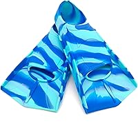 Vista 20 de Fadgesy Swimming Training Fins,Comfortable Silicone Flippers for Swimming and Diving,Size Suitable Kids Girls Boys Adult