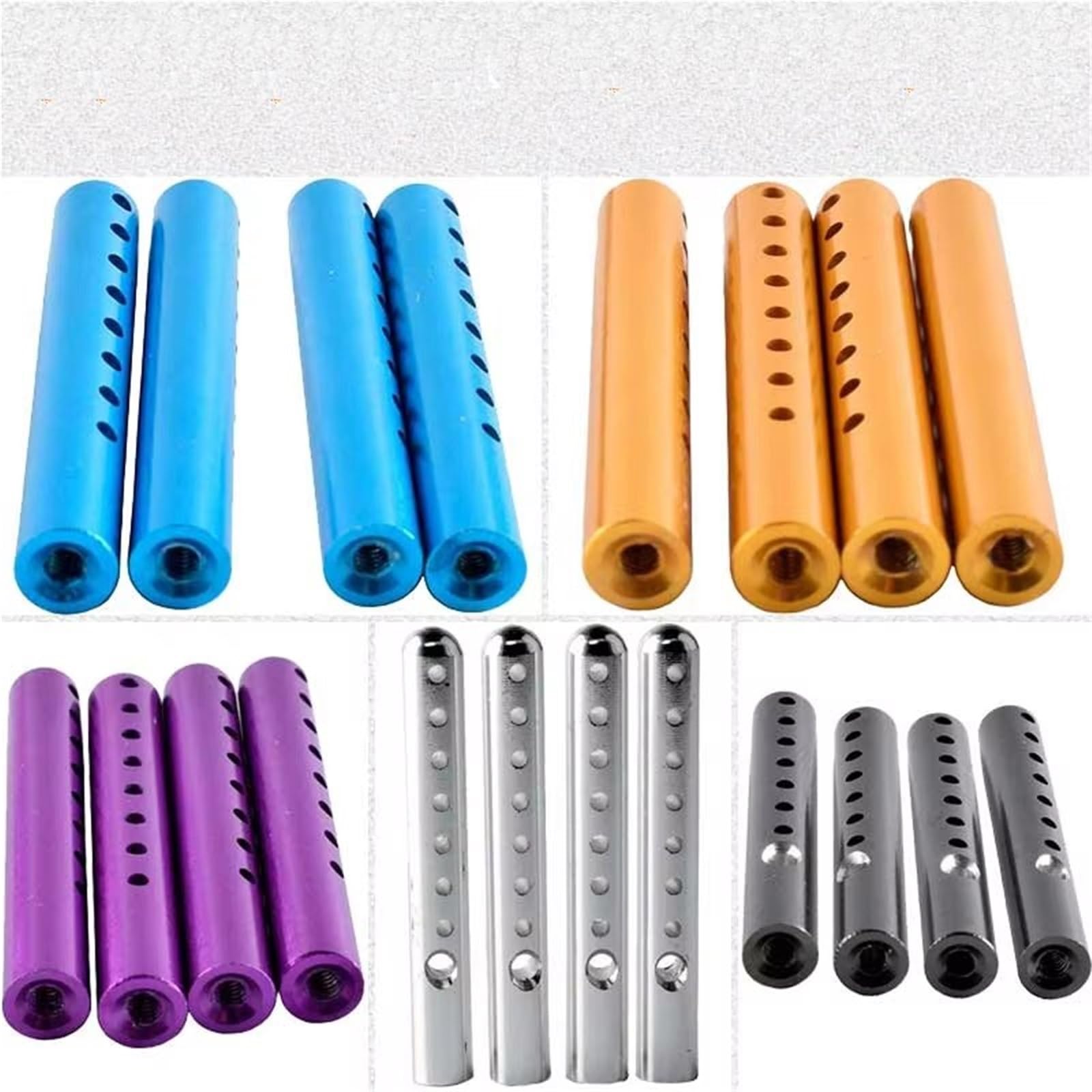 RC Upgrade Accessories for Wltoys for A959 A969 A979 K929 A580061 for Hopup for 1/18 Rc Parts 4PCS Front Rear Body Posts Body Mounts for Rc Model Car(Yellow)