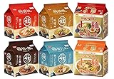 食べ比べ　ラ王(醤油・味噌・担々麺・柚子しお)4種5食パック各1個　マルちゃん正麺(醤油・味噌）2種5食パック各1個　合計30食　アソート　セット　レトルト　インスタント　Eデザインストア限定　Thank Youステッカー付　