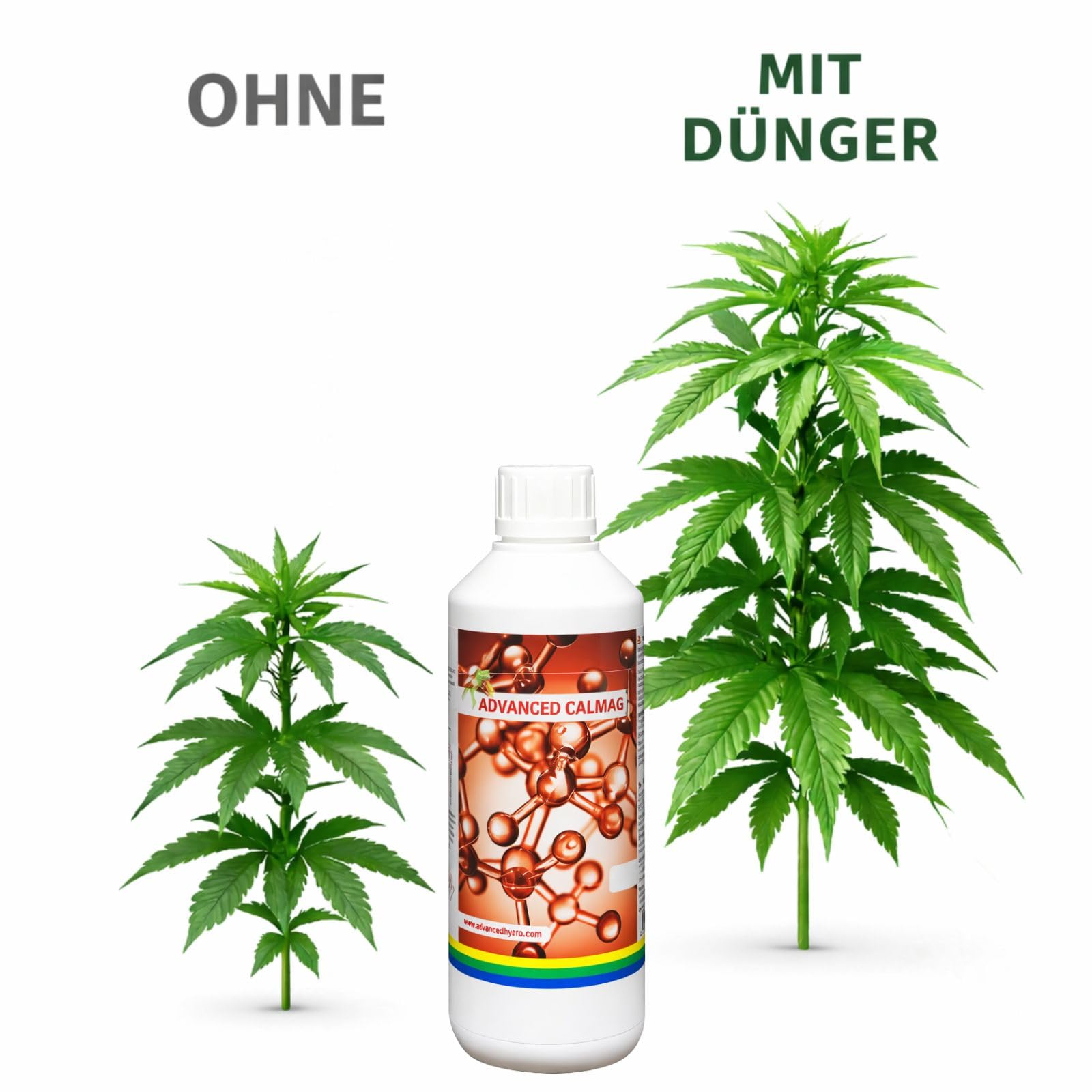 Weedness Advanced Hydroponics CALMAG 5 Liter - Blütephase Grow Anbau Indoor Dünger Bio Tomaten Gurken Flüssigdünger Organischer