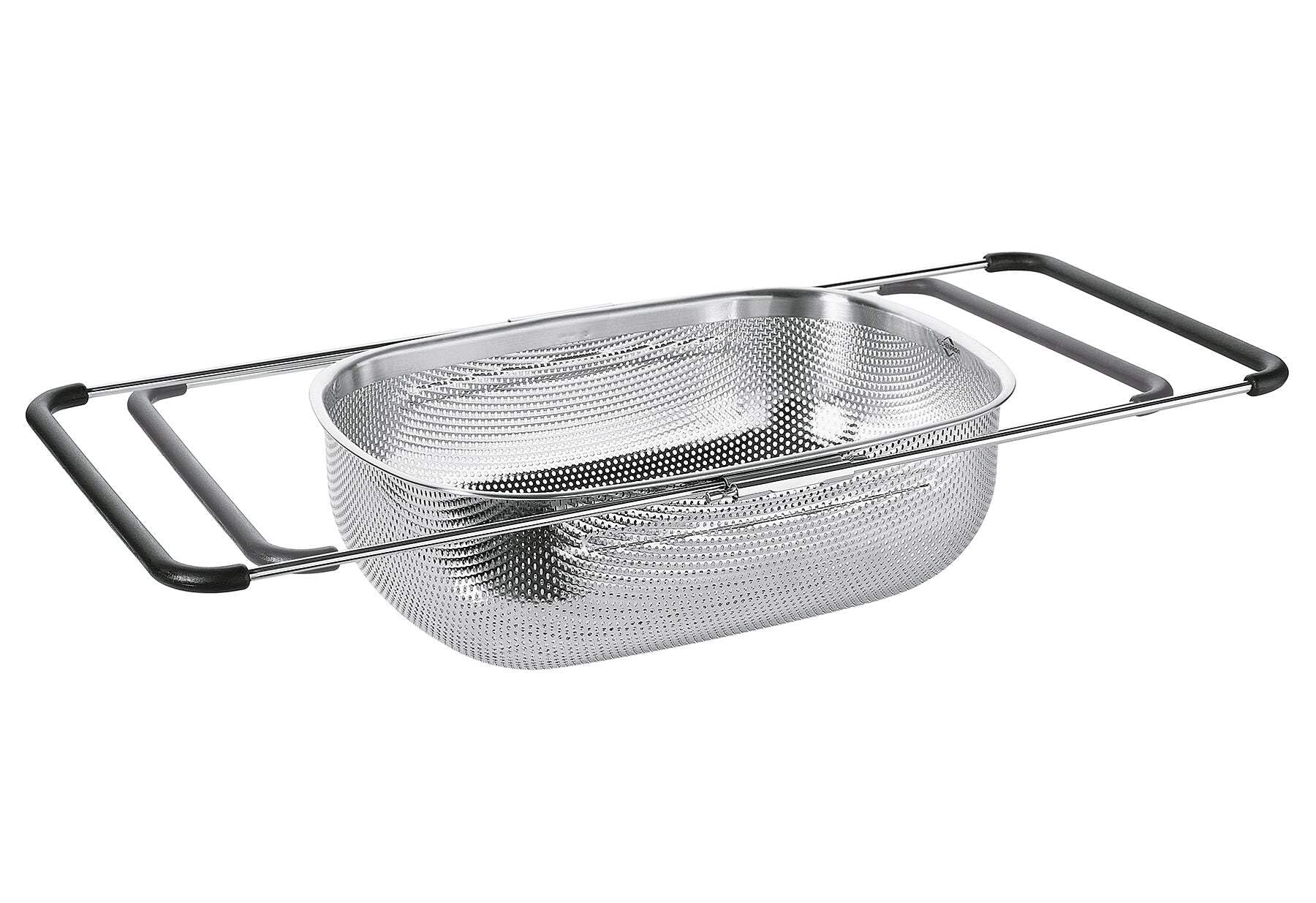 Colador de verduras Deluxe, extensible, 34 x 24,5 cm