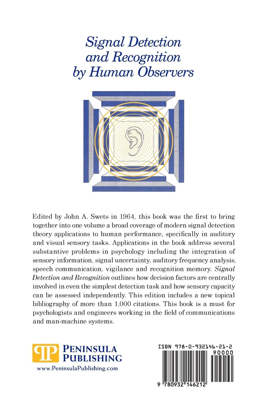 Signal Detection and Recognition by Human Observers