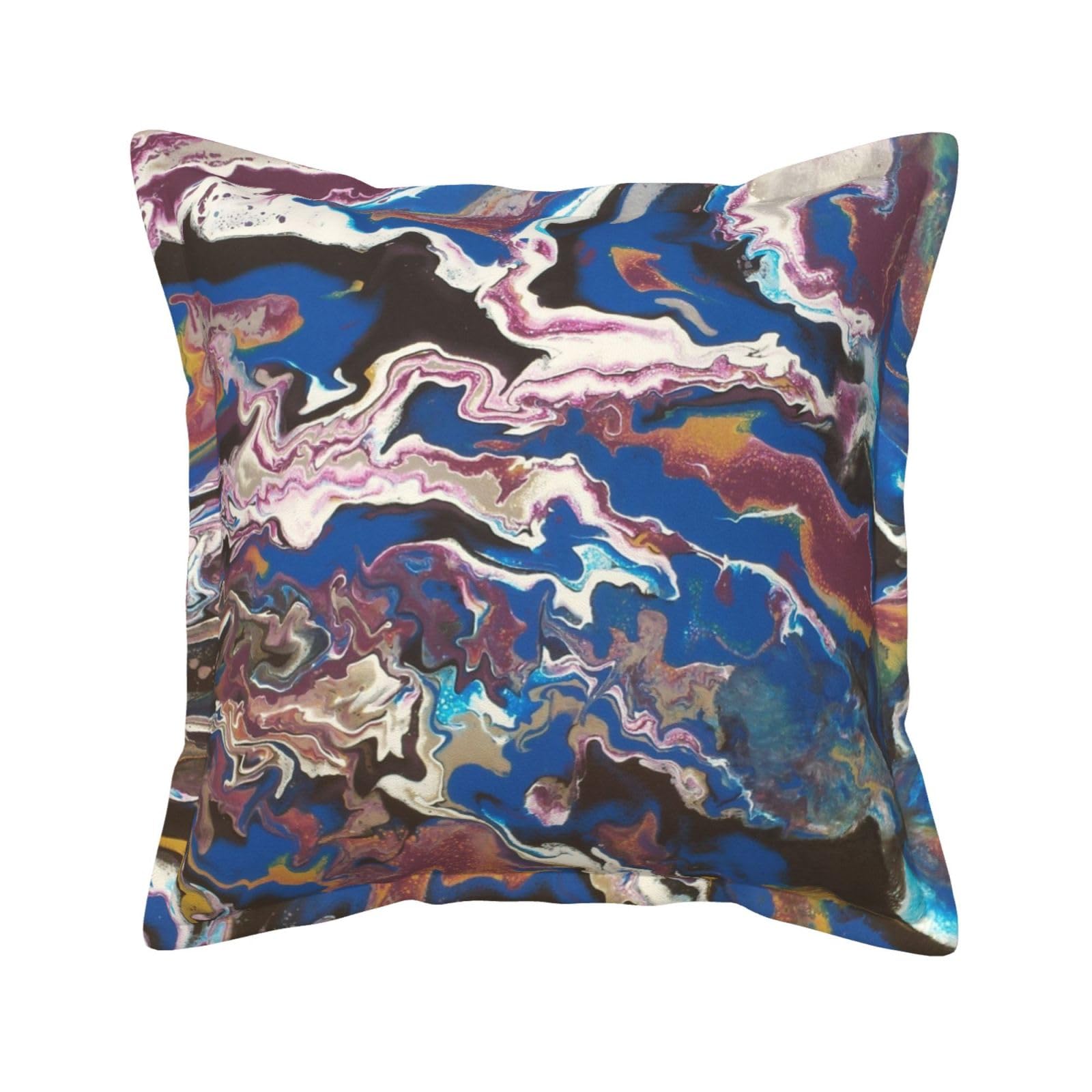 Housse de coussin Romano en cuir 45x45 pour rénover un canapé usé